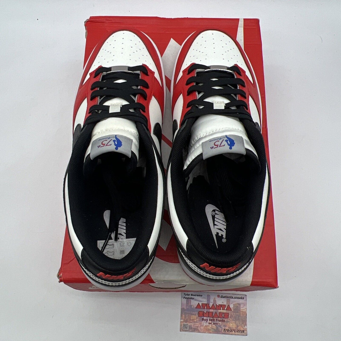 Size 11 - Nike Dunk Low EMB x NBA 75th Anniversary - Bulls 2021 (DD3363-100)