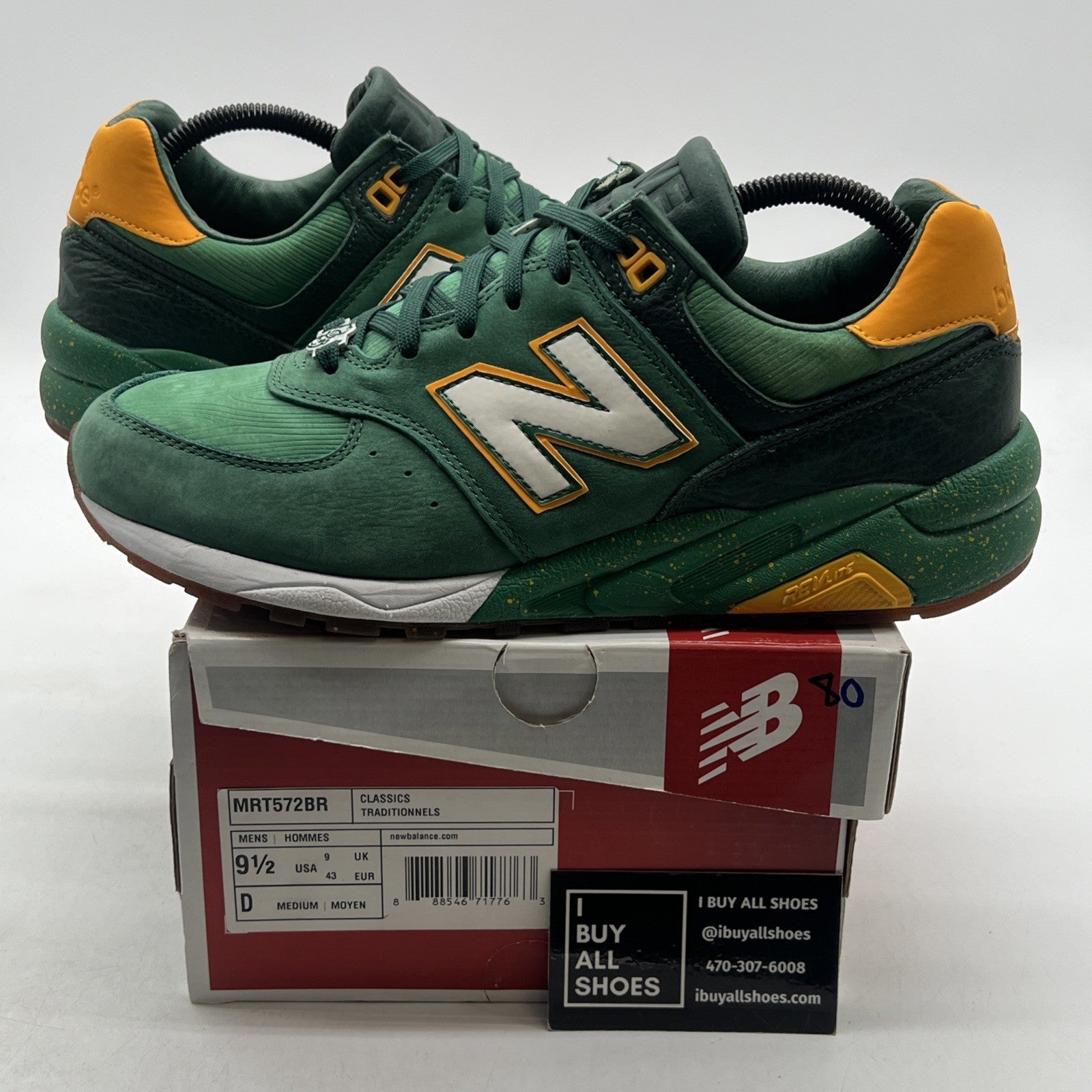 Size 9.5 - New Balance 572 Burn Rubber (MRT572BR)