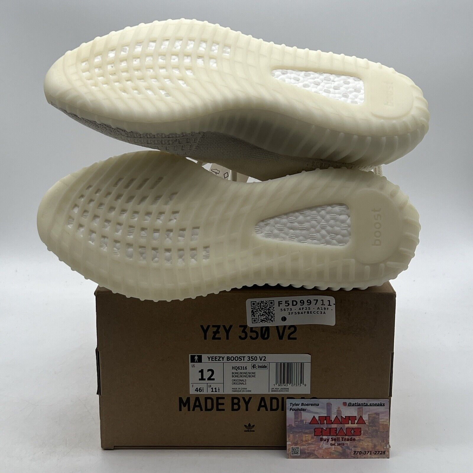 Size 12 - adidas Yeezy Boost 350 V2 Low Bone (HQ6316)