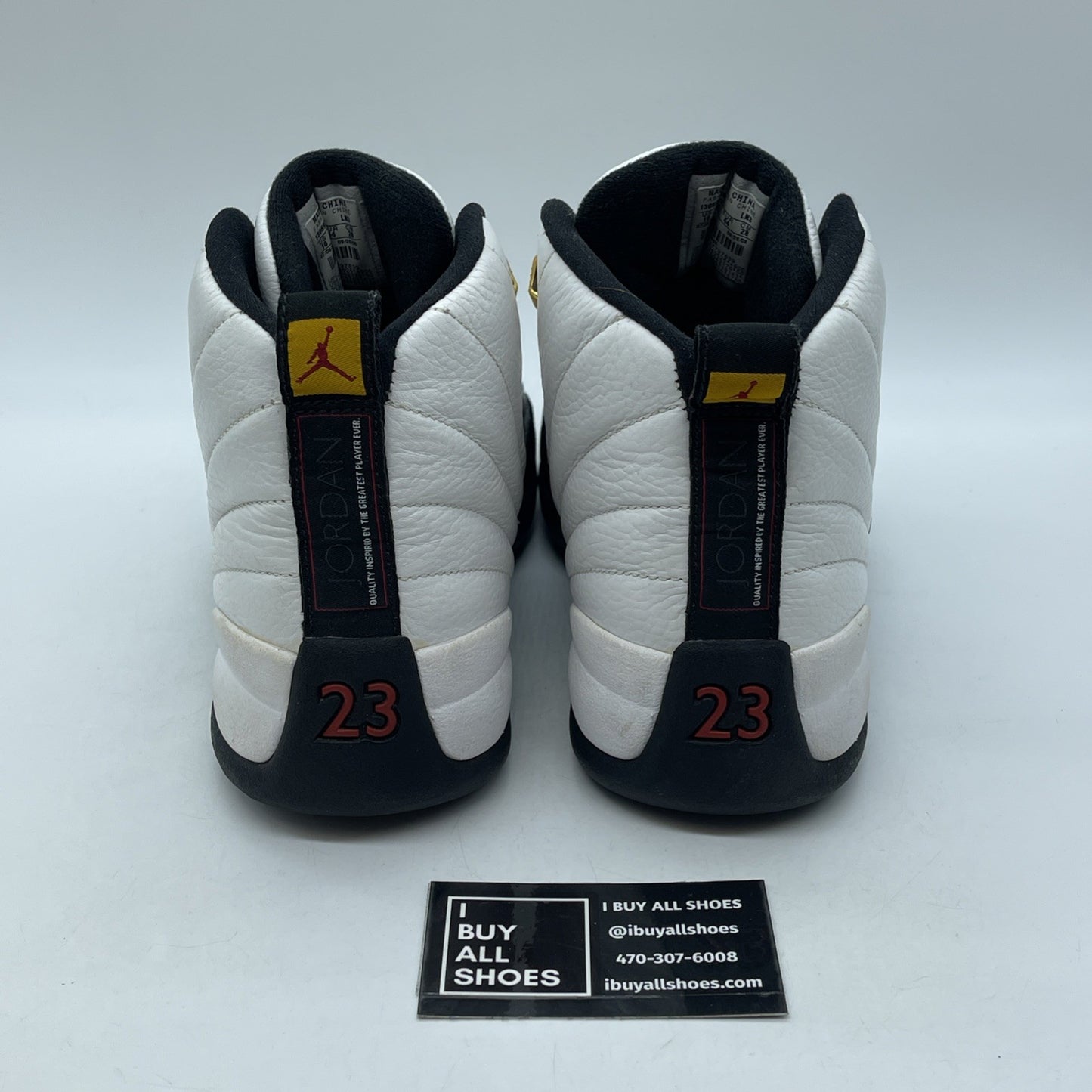 Size 10 - Air Jordan 12 Retro Countdown Pack Black White Leather (130690-109)