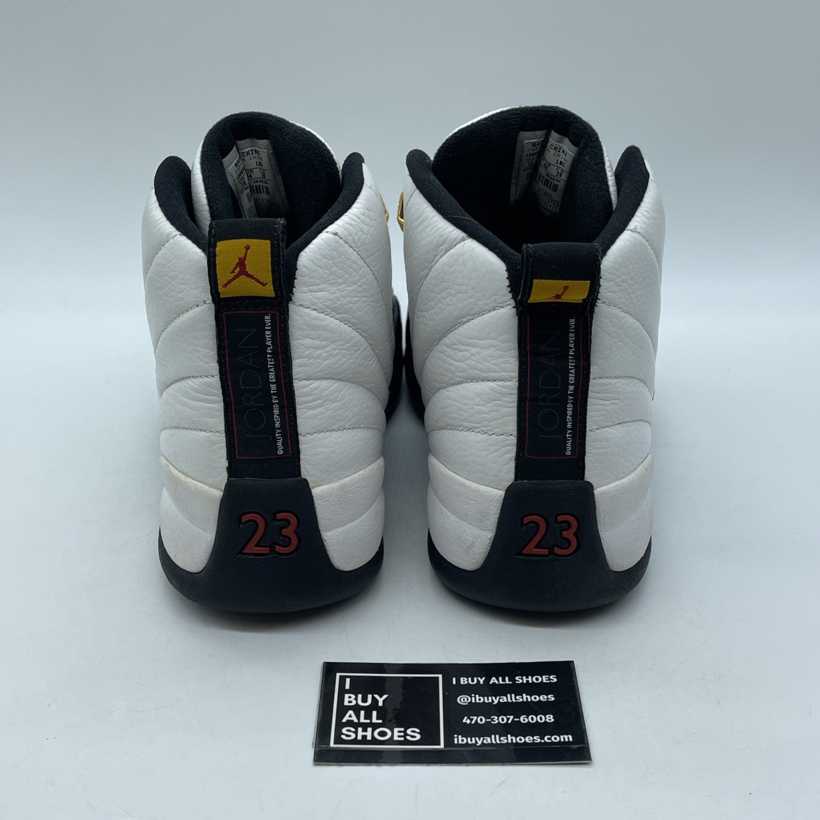 Size 10 - Air Jordan 12 Retro Countdown Pack Black White Leather (130690-109)