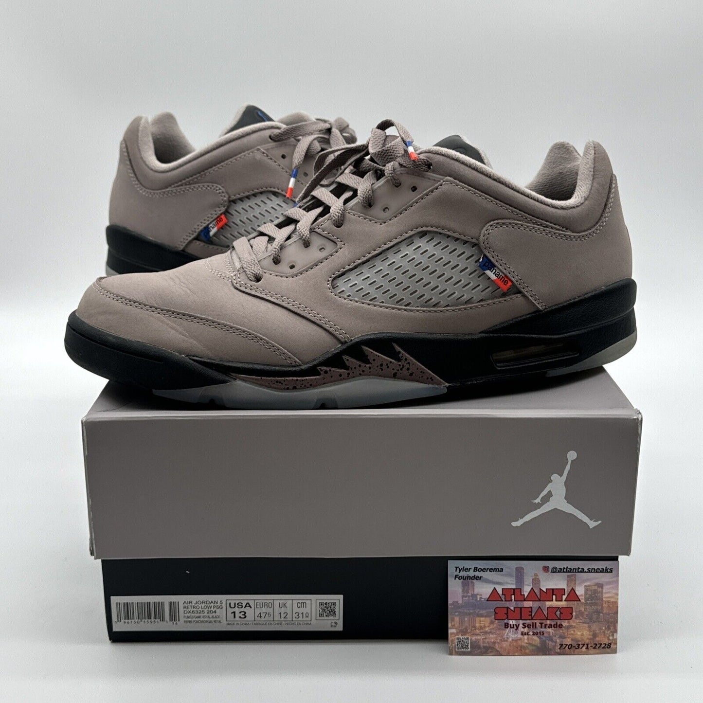 Air Jordan 5 V Retro Low PSG Paris Saint-Germain Paname Men's 13 DX6325-204 Nike