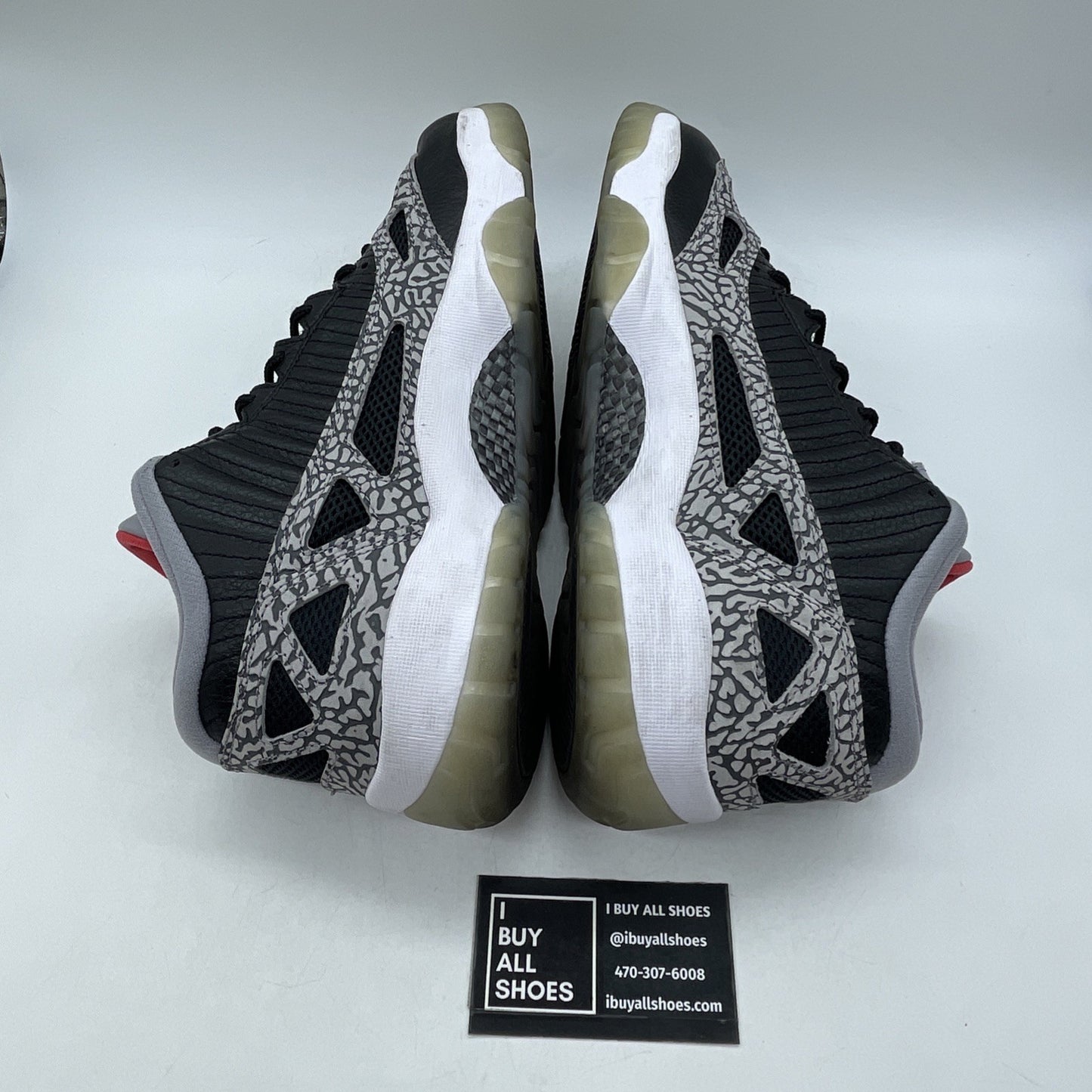 Size 11 - Air Jordan 11 Retro IE Low Black Cement (919712-006)