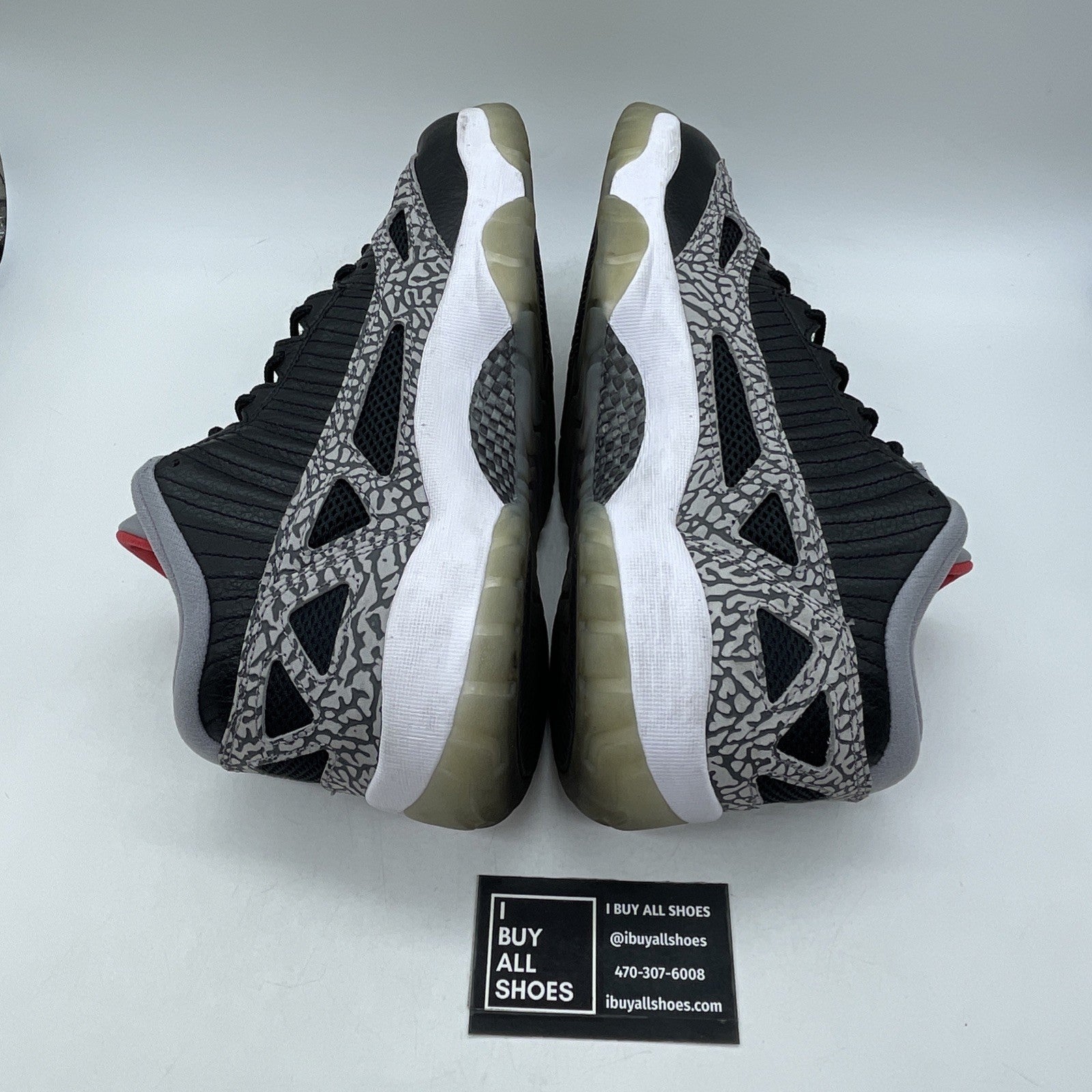 Size 11 - Air Jordan 11 Retro IE Low Black Cement (919712-006)