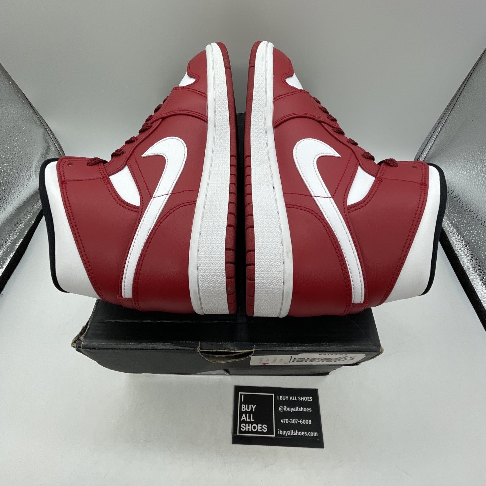 Size 8 - Air Jordan 1 Mid Gym Red (554724-605)
