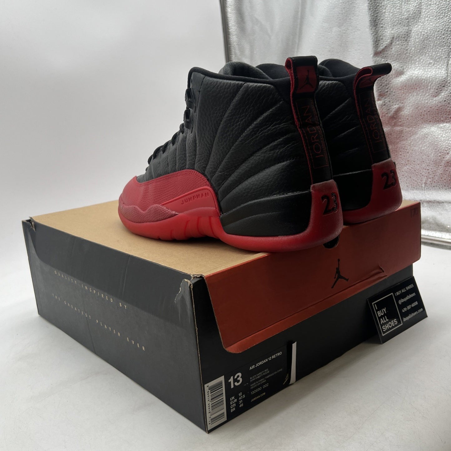 Size 13 - Air Jordan 12 Retro Mid Flu Game (130690-002)
