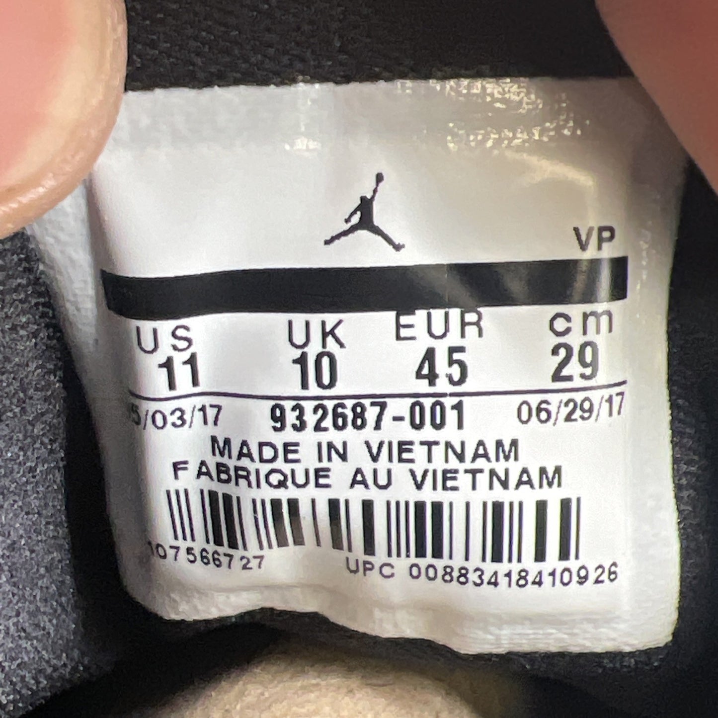 Size 11 - Jordan Jumpman Pro Quick Bred (932687-001)
