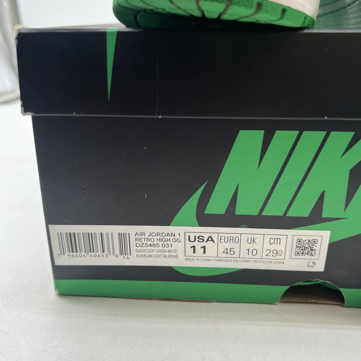 Size 11 - Air Jordan 1 Retro OG High Lucky Green (DZ5485-031)