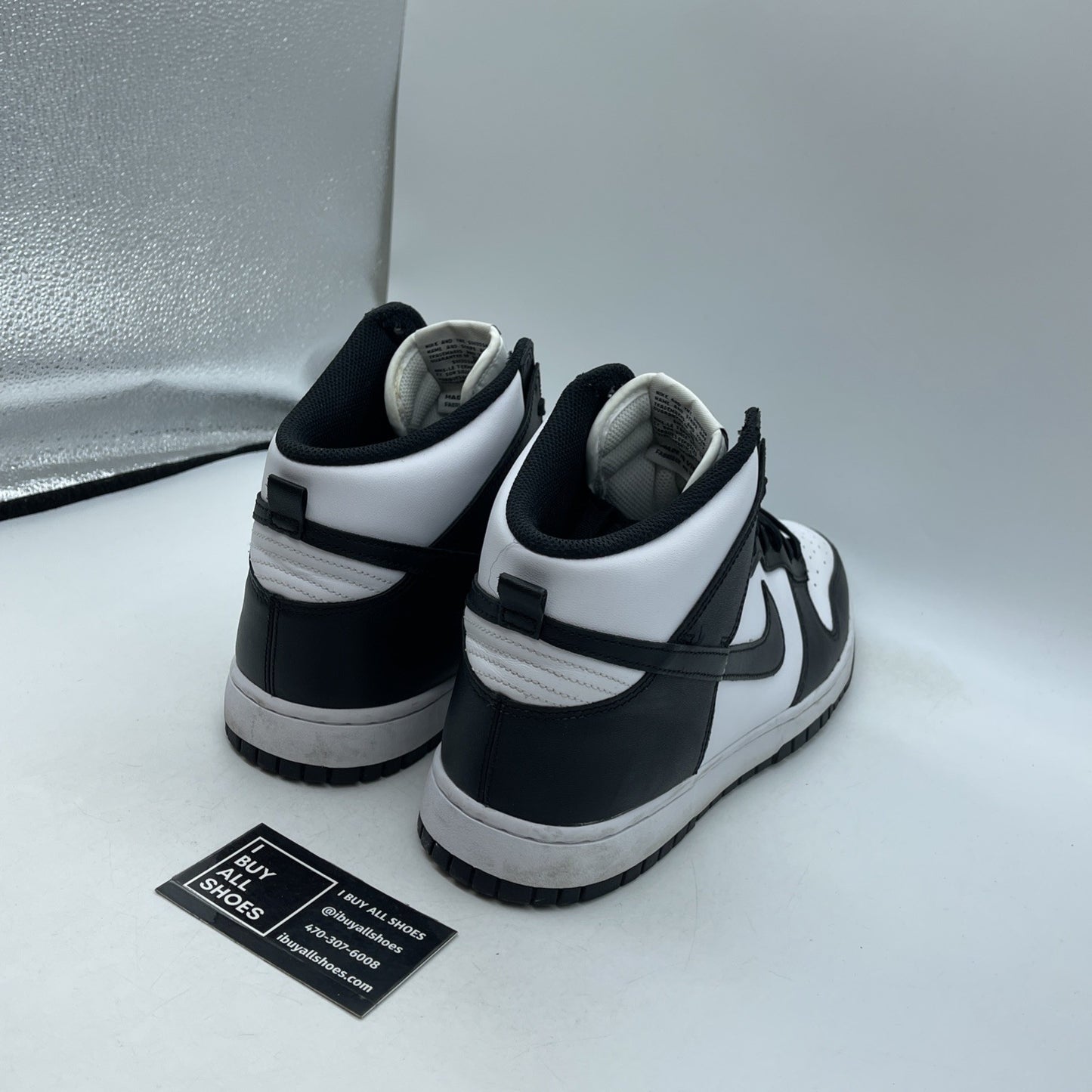 Size 13 - Nike Dunk High Black White (DD1399-105)