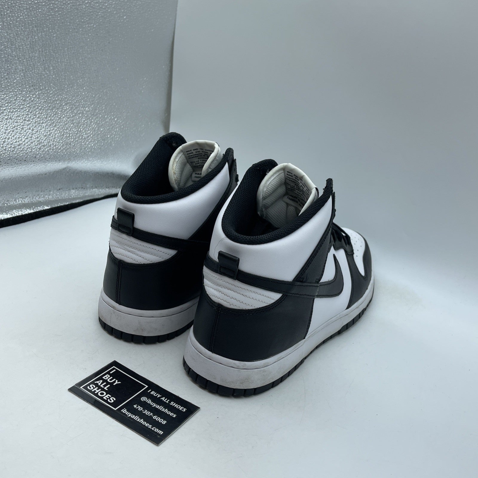 Size 13 - Nike Dunk High Black White (DD1399-105)
