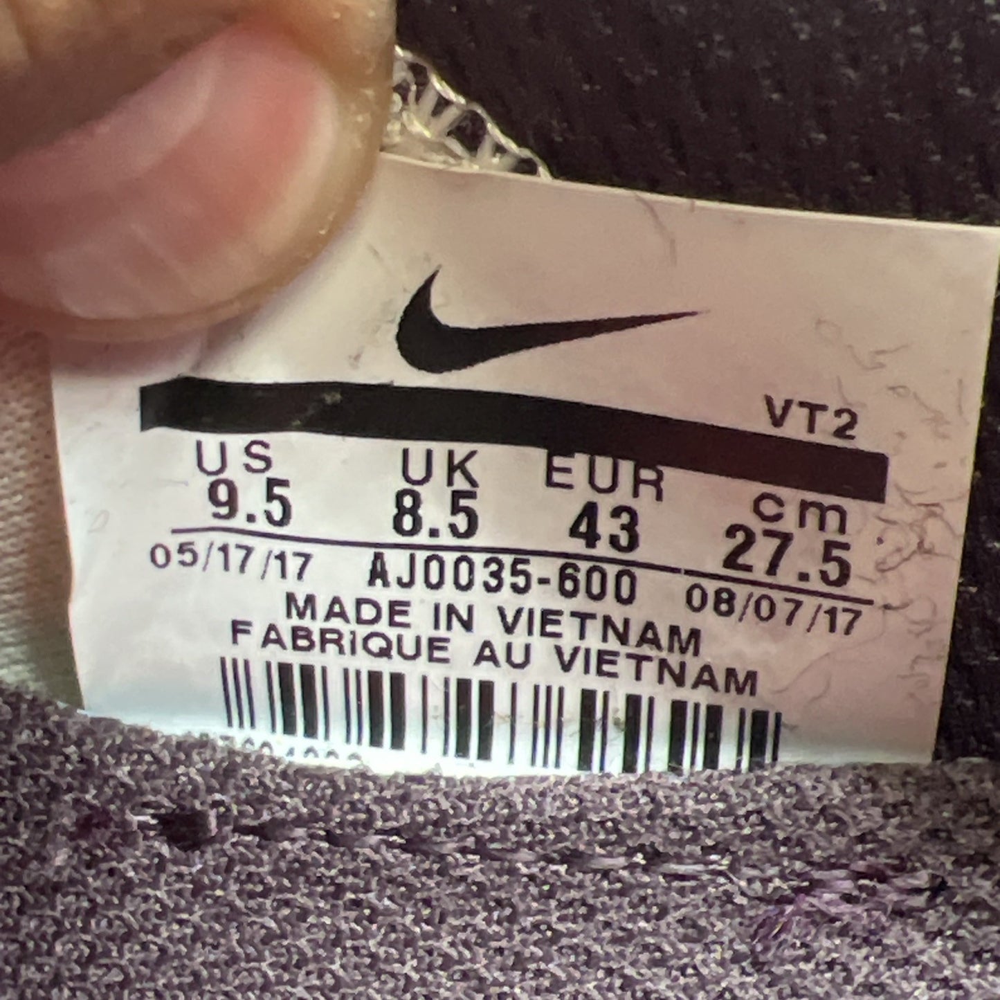 Size 9.5 - Nike Zoom All Out 2 Low Red (AJ0035-600)