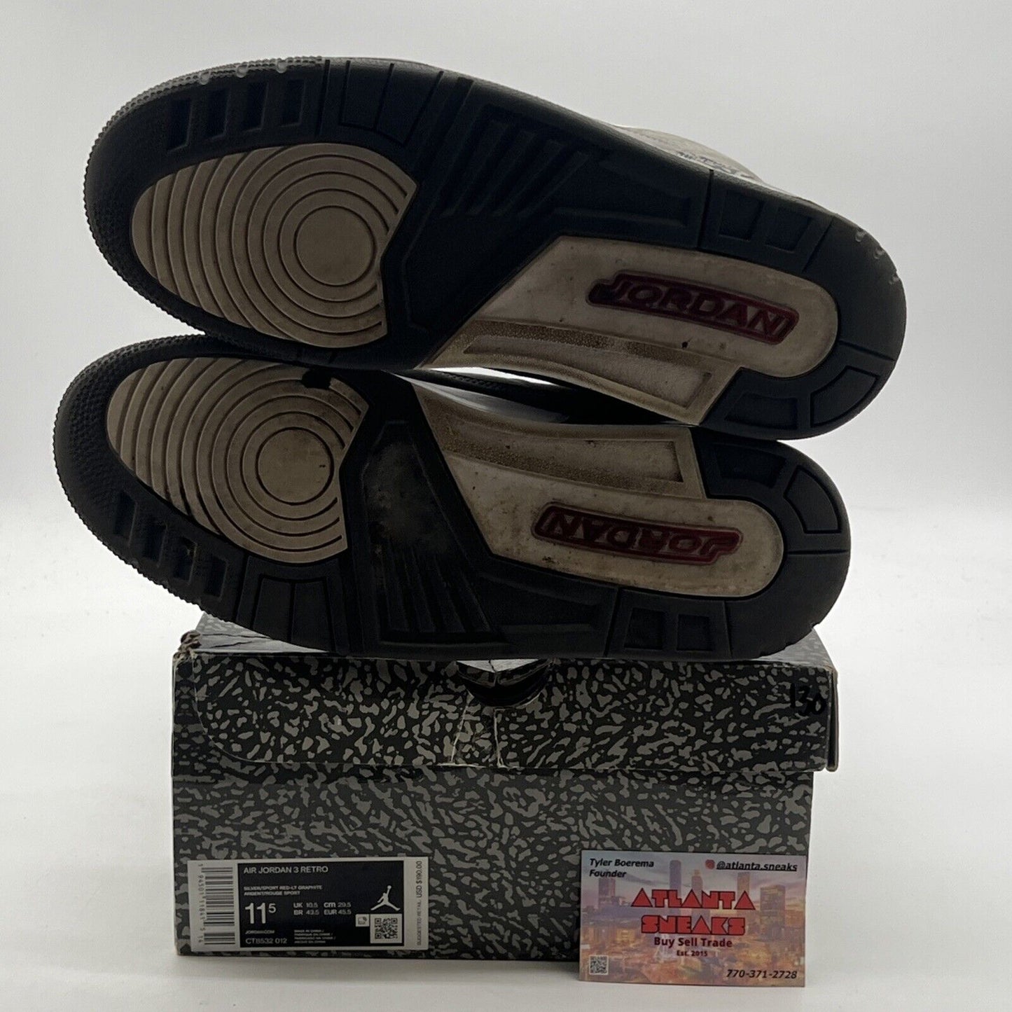 Size 11.5 - Air Jordan 3 Retro Mid Cool Grey (CT8532-012)