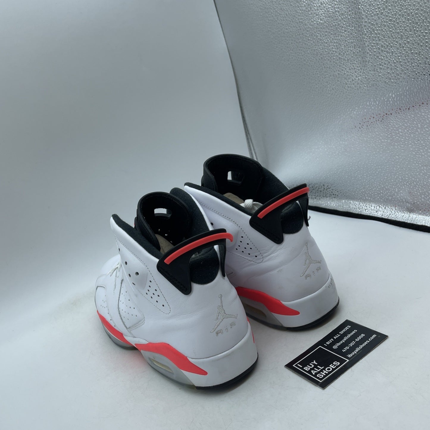 Size 11.5 - Air Jordan 6 Retro 2014 White Infrared (384664-123)