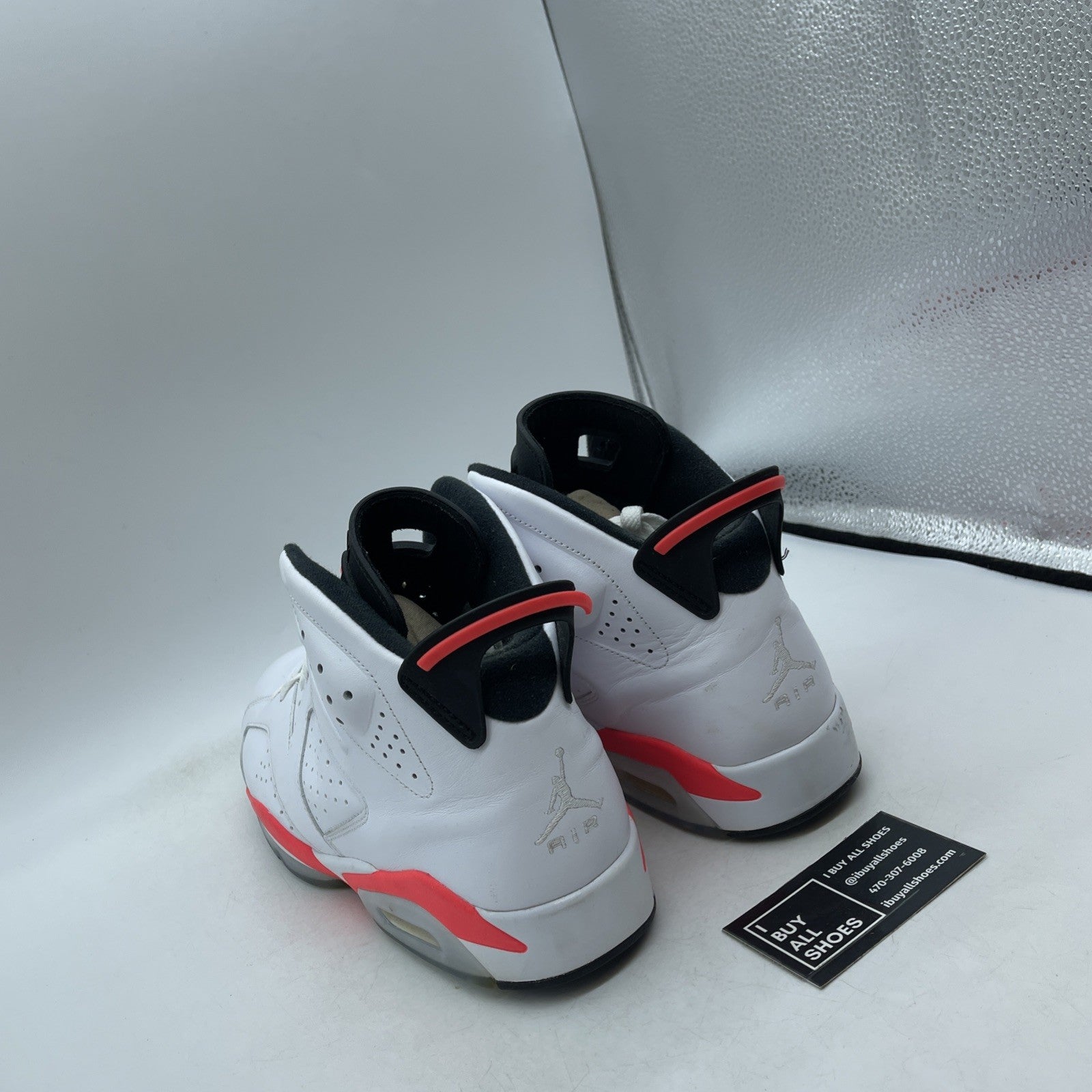 Size 11.5 - Air Jordan 6 Retro 2014 White Infrared (384664-123)
