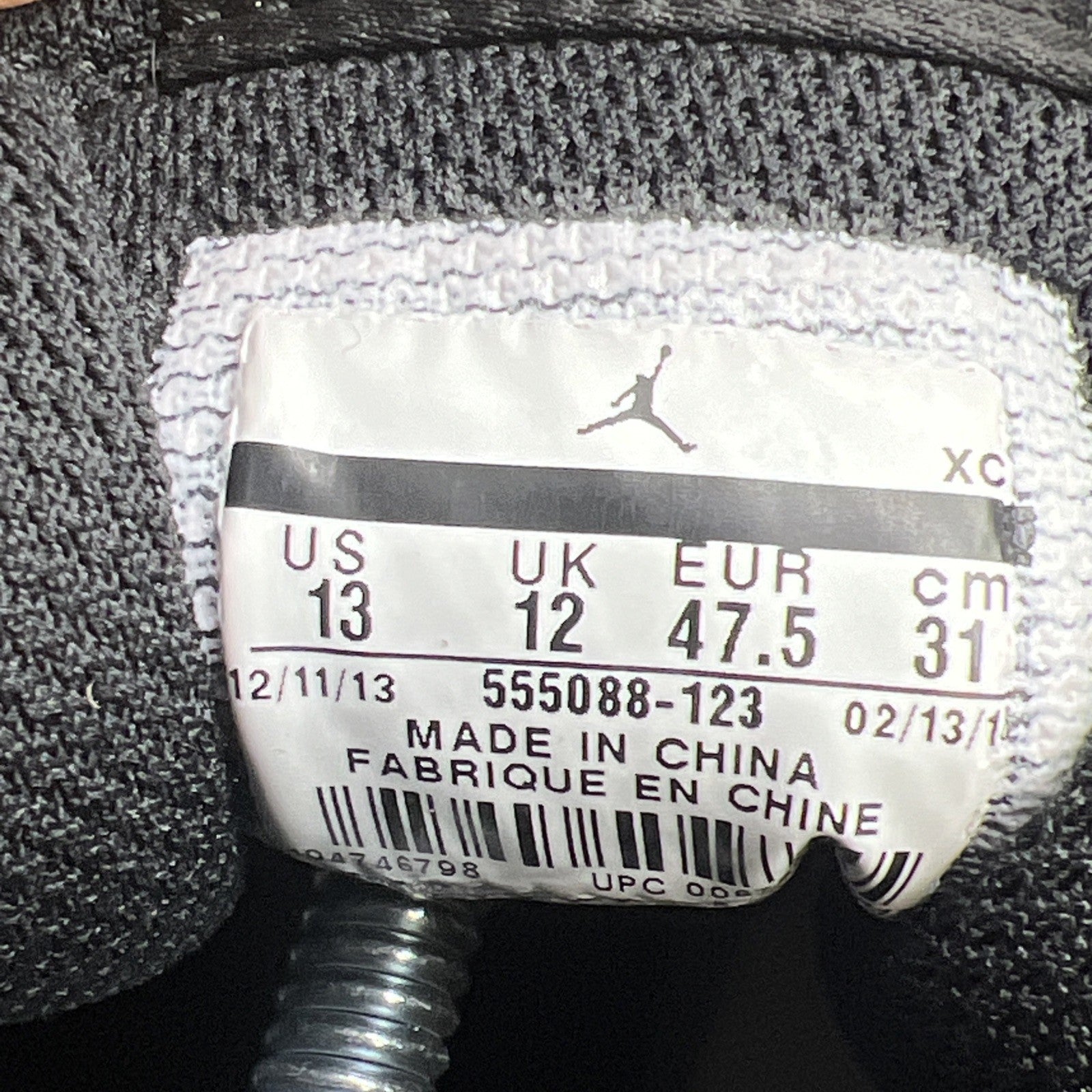Size 13 - Air Jordan 1 Retro OG High Carmine (555088-123)