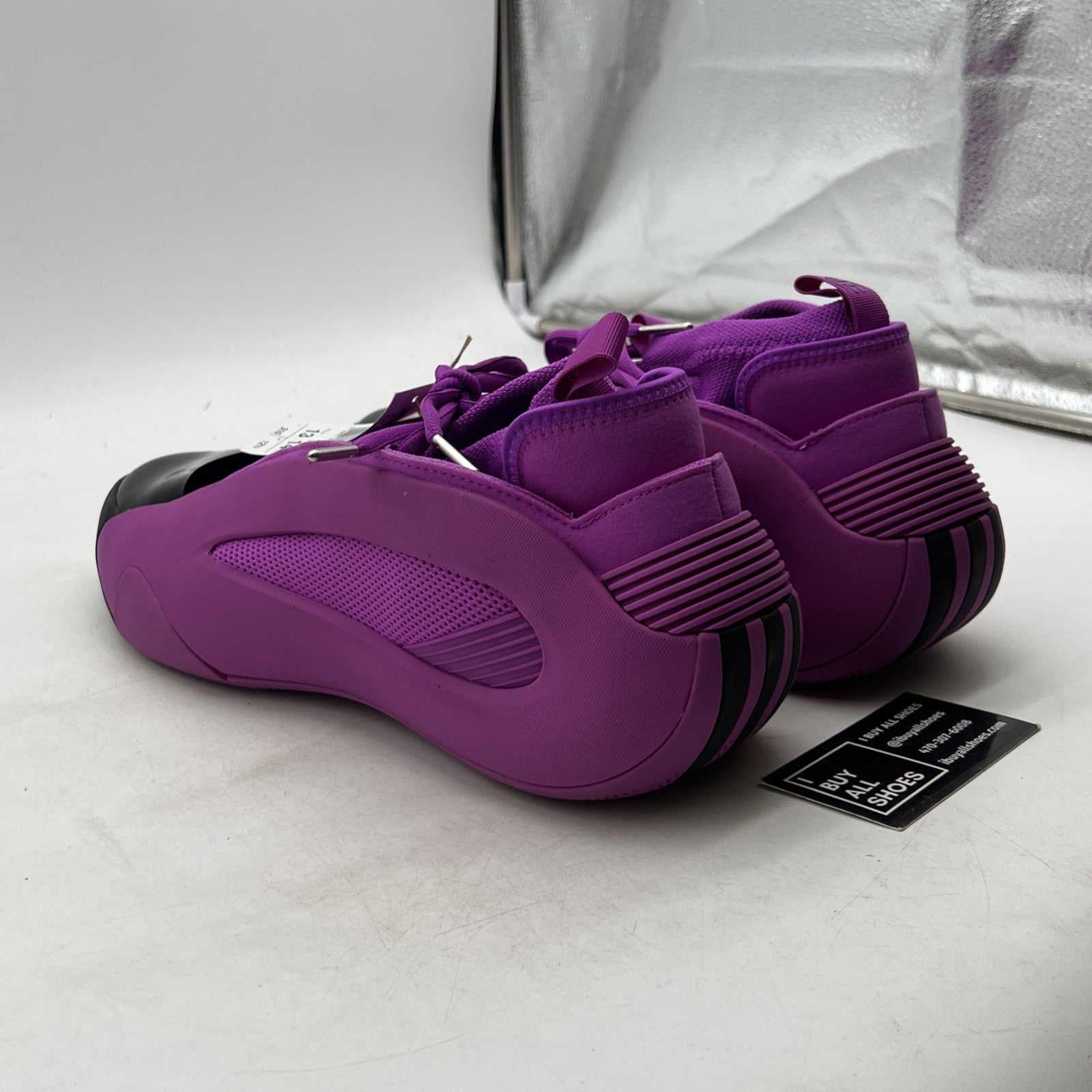 Size 13 - adidas Harden Vol. 8 Purple Burst (IG6647)