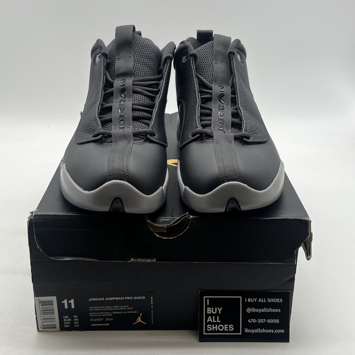 Size 11 - Jordan Jumpman Pro Quick Anthracite (932687-004)