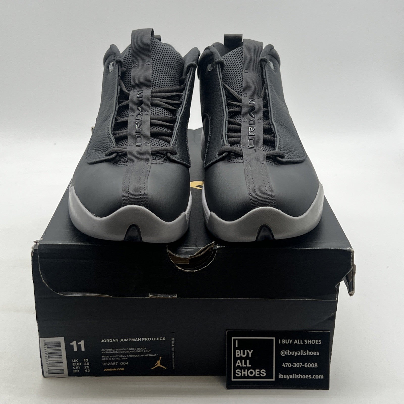 Size 11 - Jordan Jumpman Pro Quick Anthracite (932687-004)