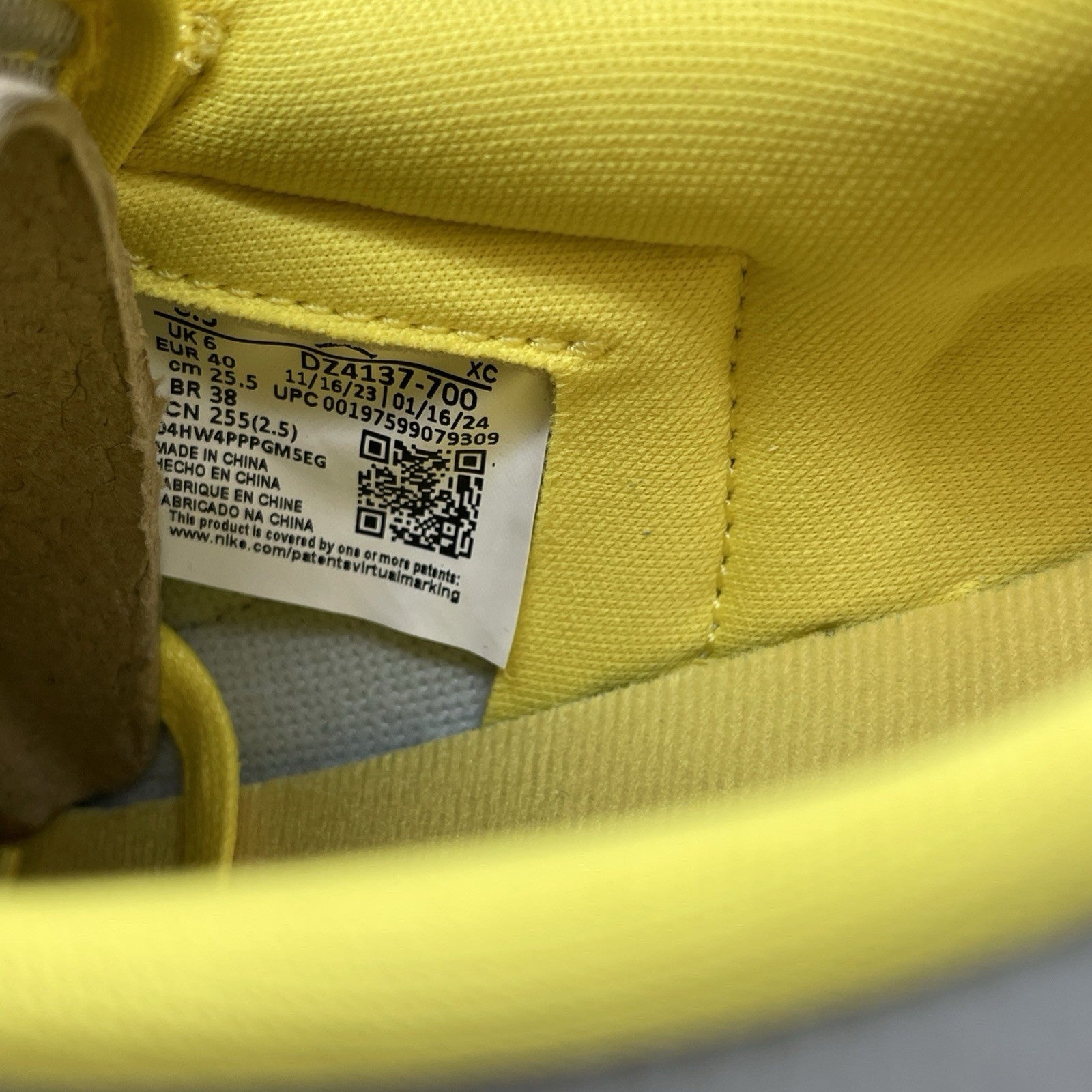 Size 8.5W - Travis Scott x Air Jordan 1 Retro OG SP Low Canary (DZ4137-700)