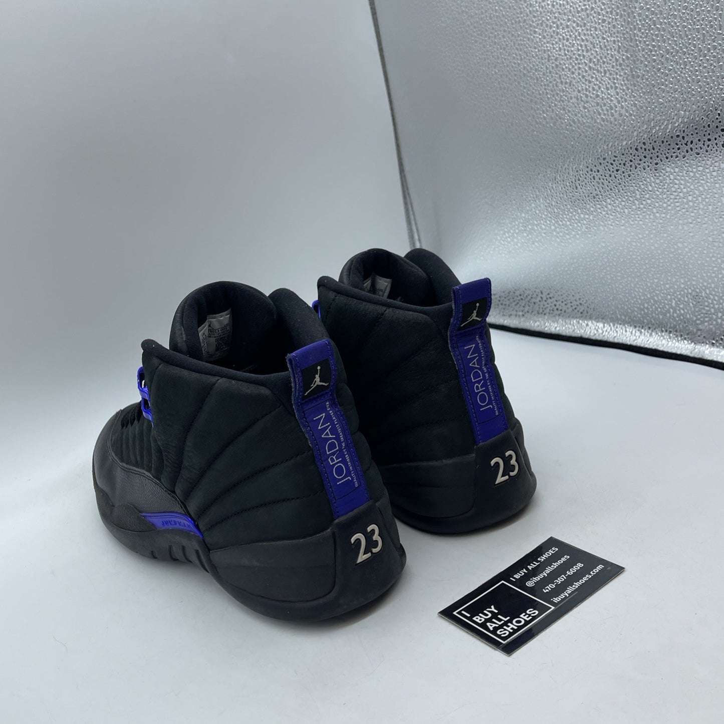 Size 11.5 - Air Jordan 12 Retro Dark Concord Black Suede Leather (CT8013-005)