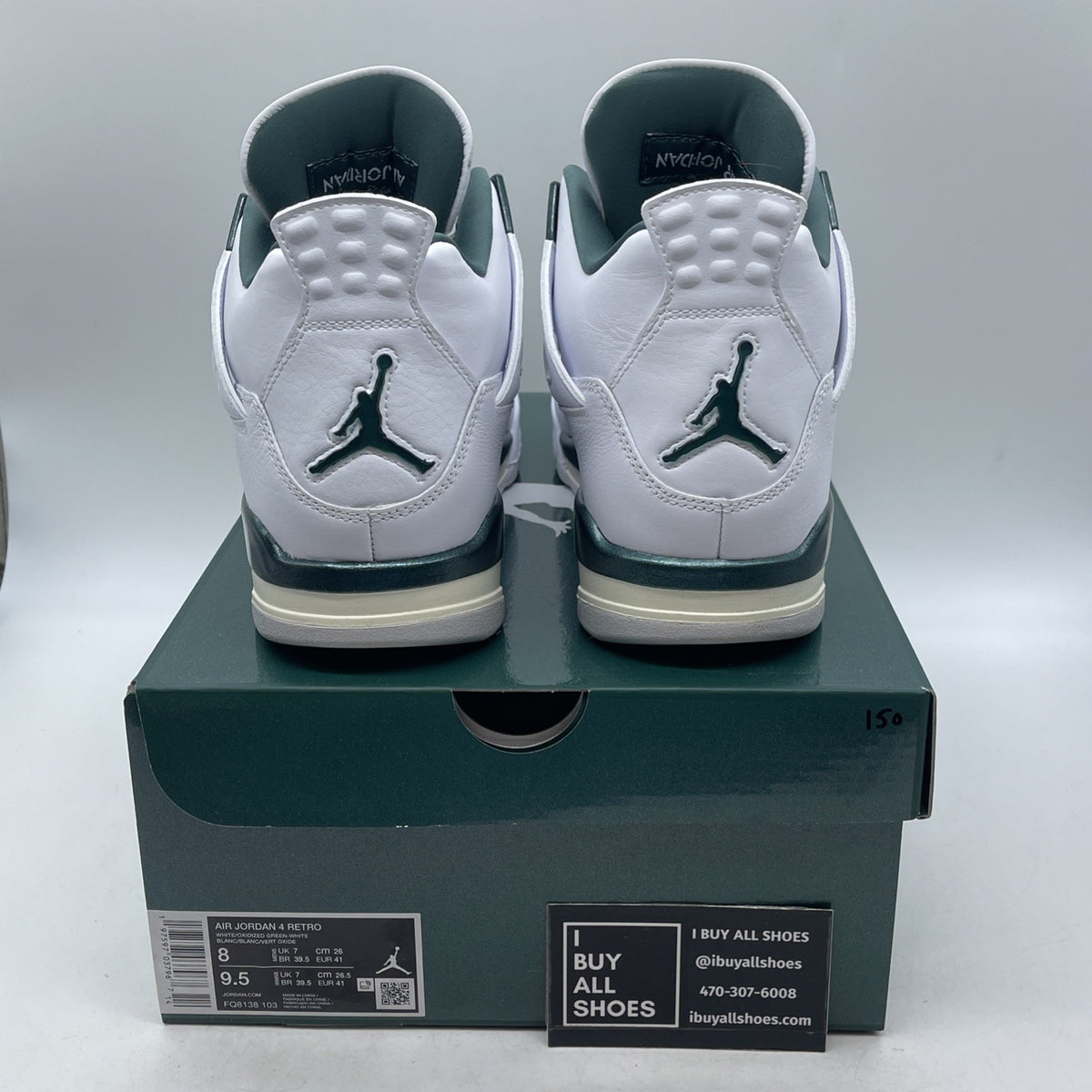 Size 8 - Air Jordan 4 Retro Oxidized Green (FQ8138-103)