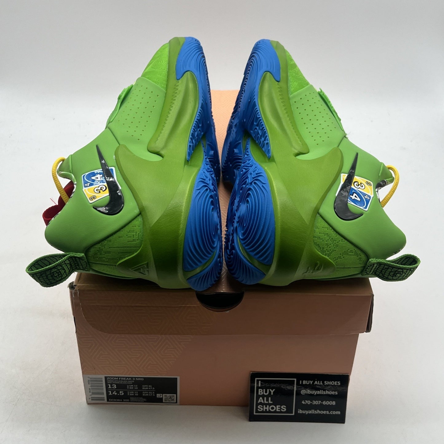 Size 13 - Nike Zoom Freak 3 NRG '50TH Green Bean (DC9364-300)