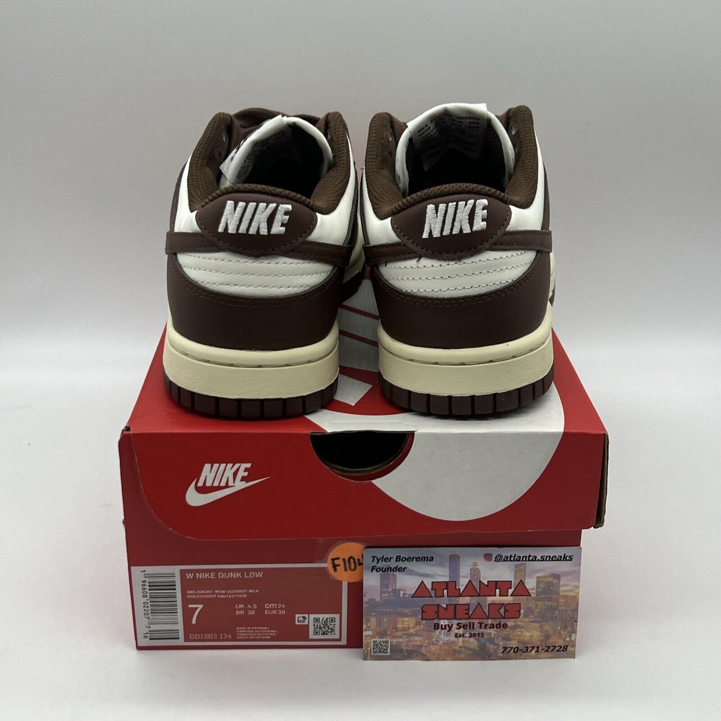 Size 7 - Nike Dunk Low Cacao Wow W Brand New Og All Womens