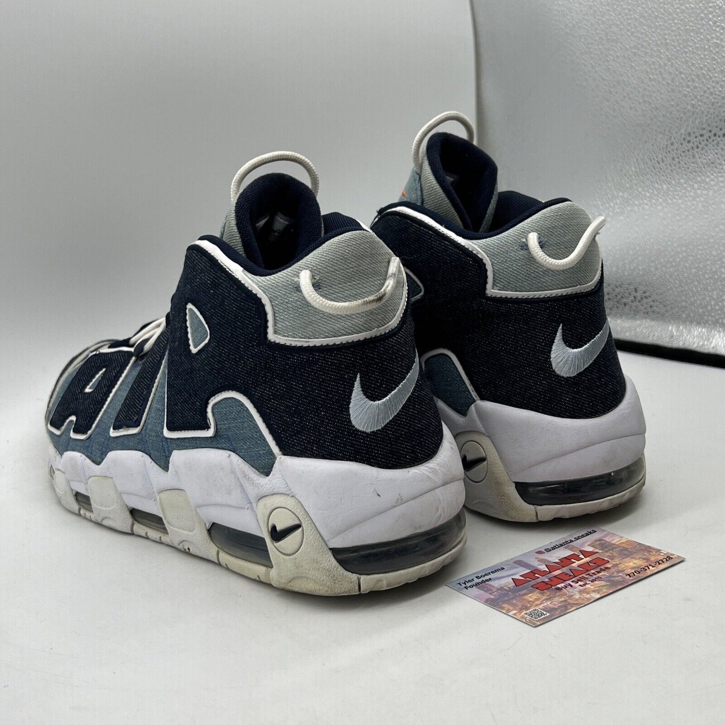 Size 13 - Nike Air More Uptempo 96 Denim White Blue (CJ6125-100)
