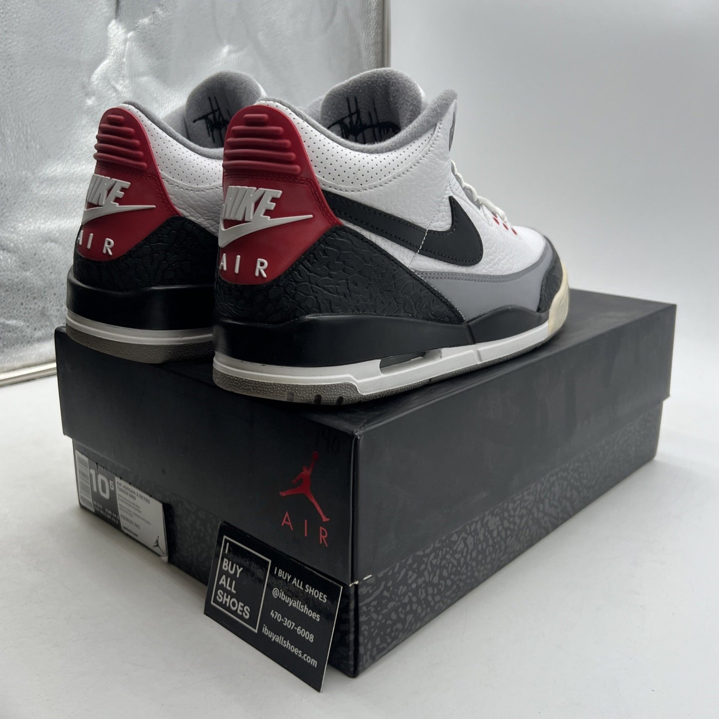 Size 10.5 - Air Jordan 3 Retro NRG Tinker 2018 (AQ3835-160)