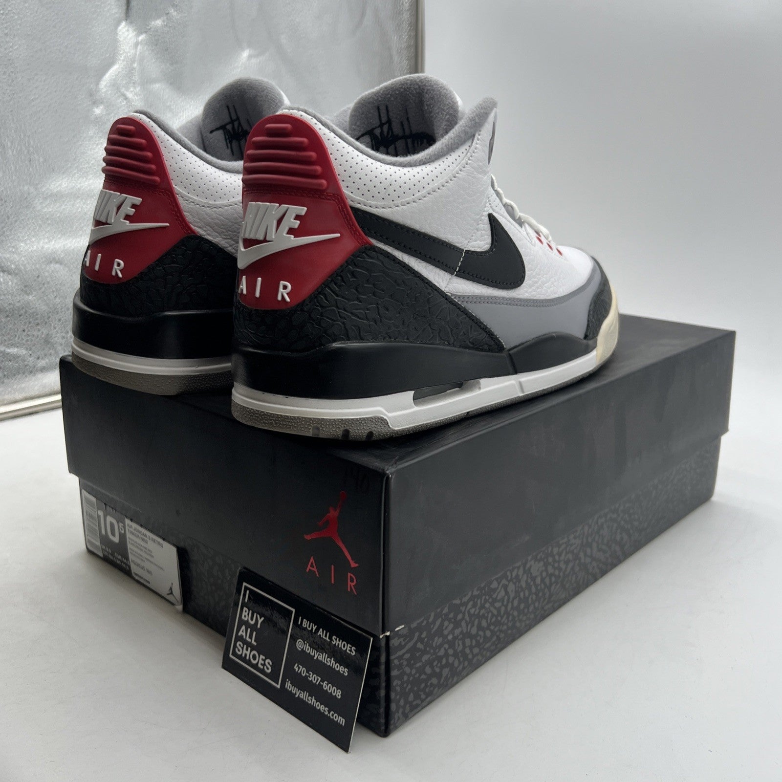 Size 10.5 - Air Jordan 3 Retro NRG Tinker 2018 (AQ3835-160)