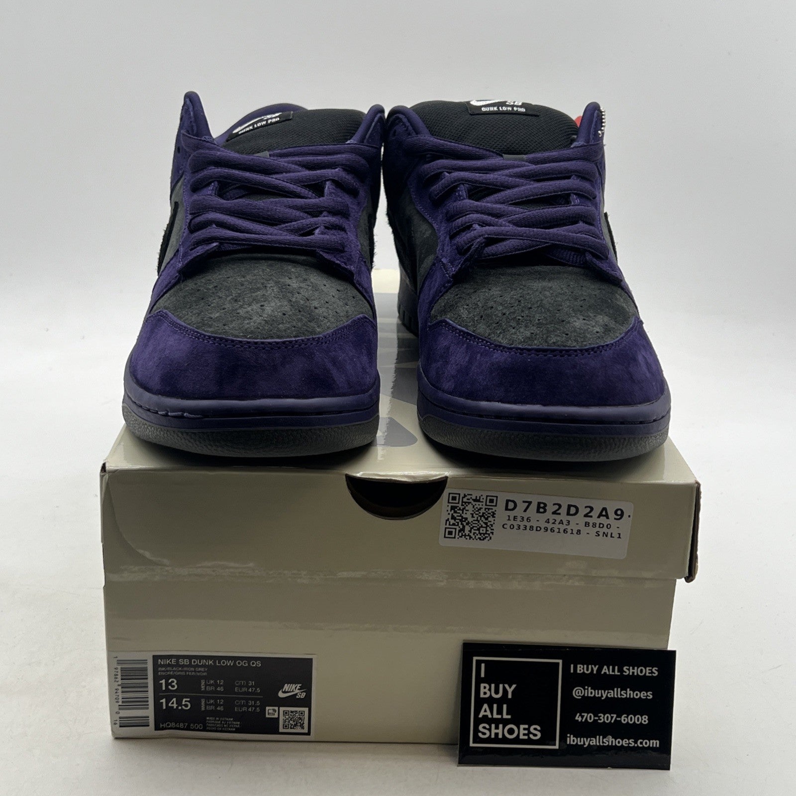 Size 13 - Nike Supreme x Dunk SB Low Ink (HQ8487-500)