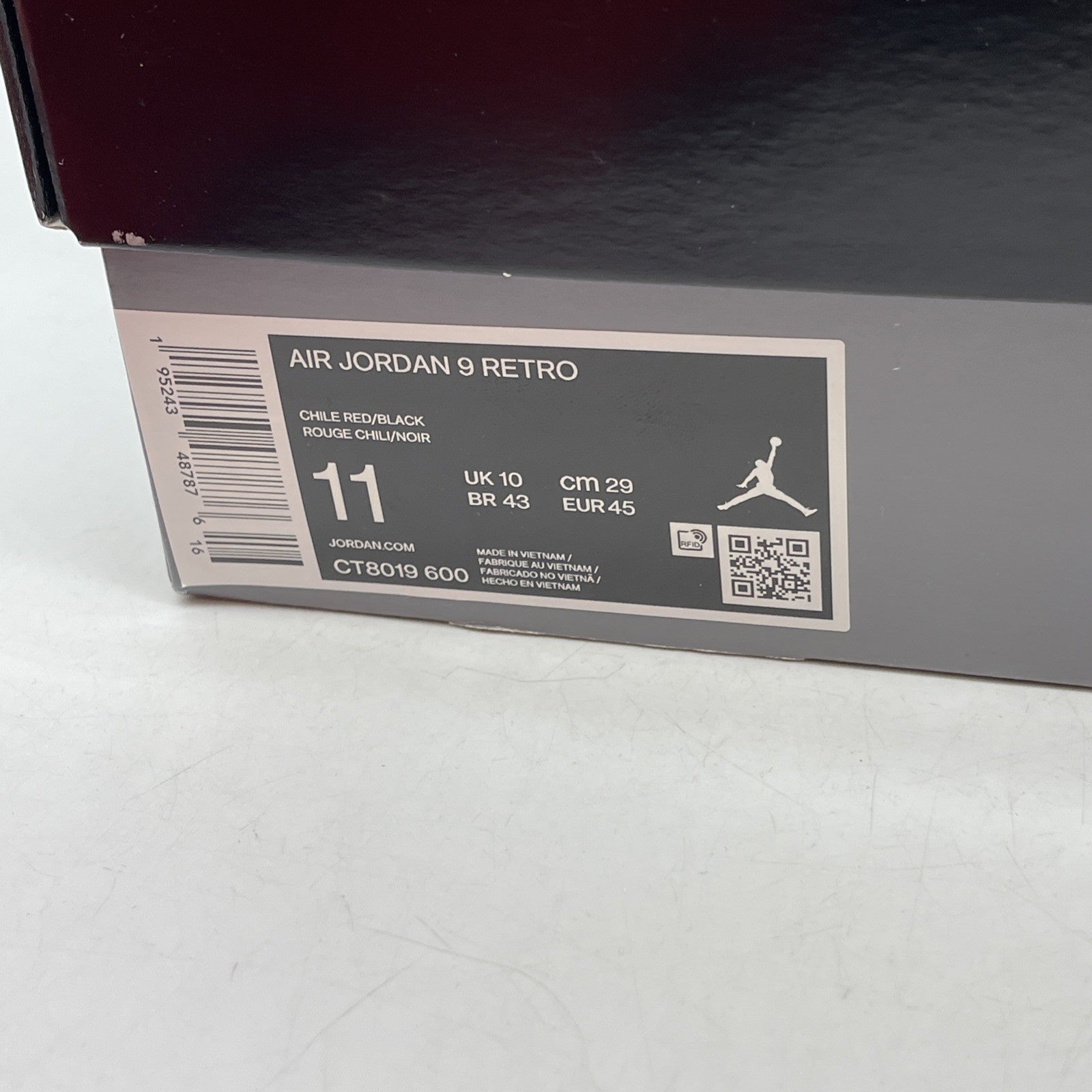 Size 11 - Air Jordan 9 Chile Red (CT8019-600)