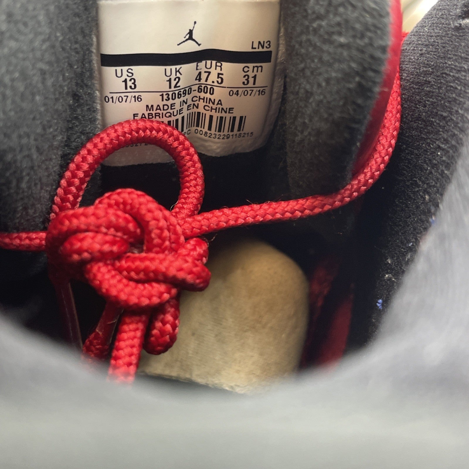 Size 13 - Air Jordan 12 Retro Gym Red (130690-600)