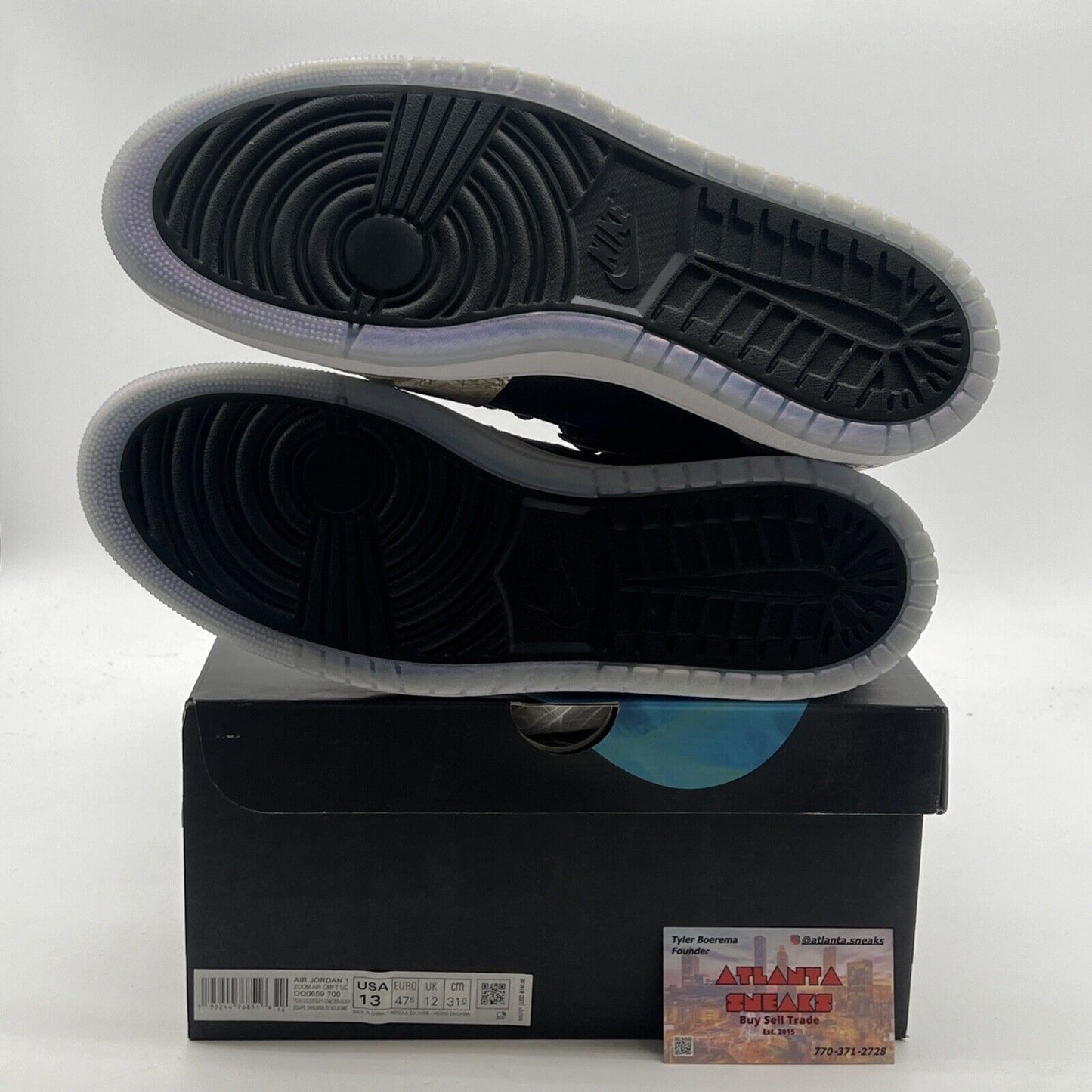 Size 13 - Air Jordan 1 Zoom Comfort Gold Laser (DQ0659-700)