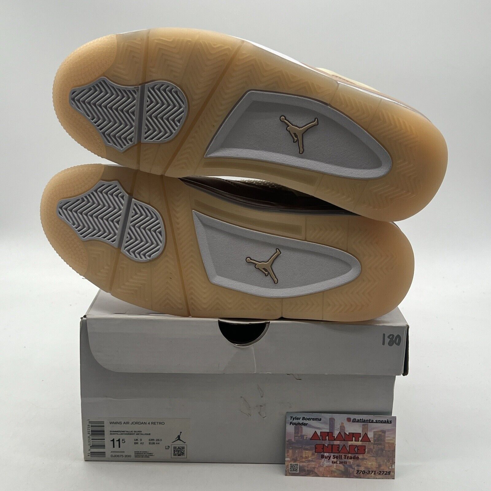 Size 11.5 - Air Jordan 4 Retro Shimmer W White (DJ0675-200)