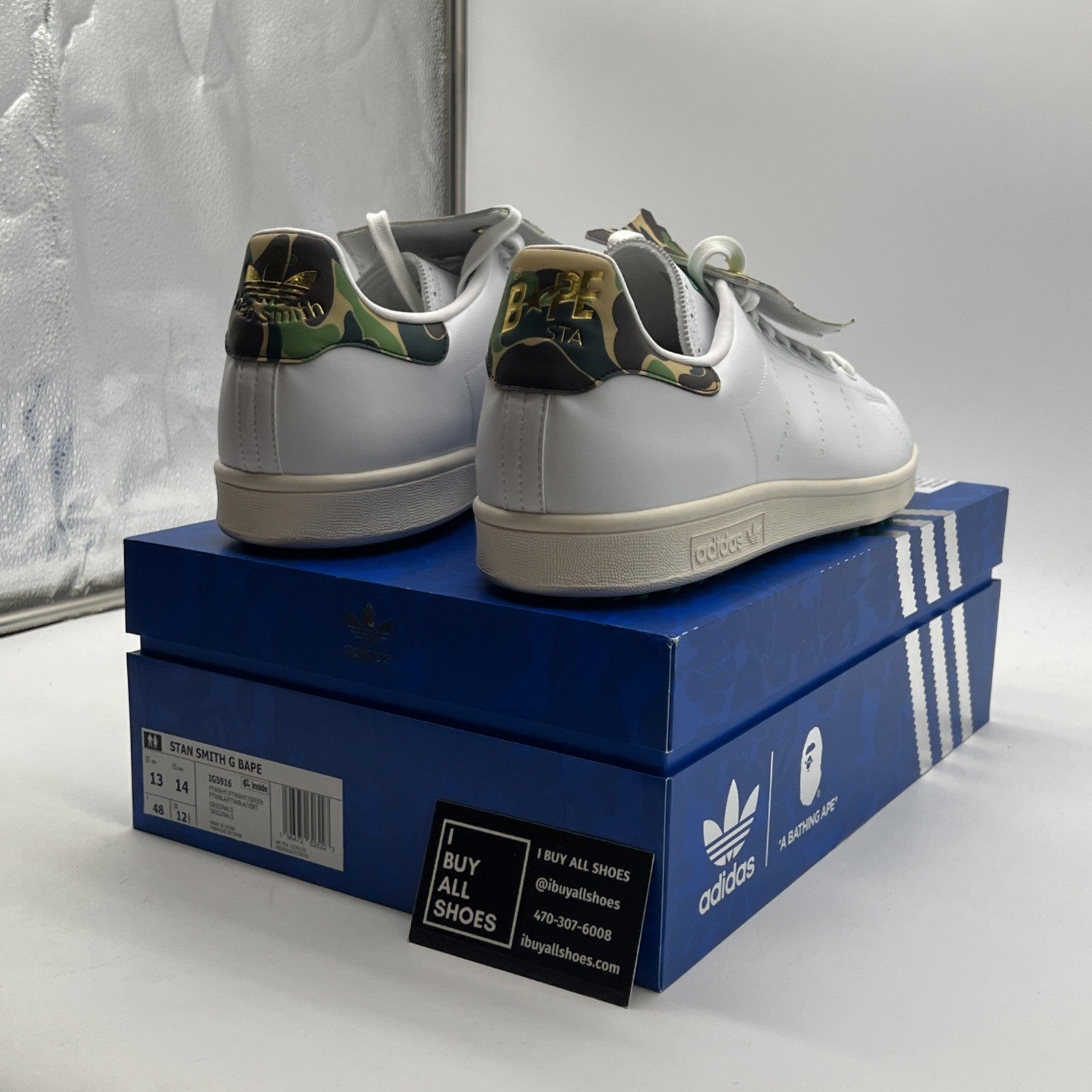 Size 13 - adidas BAPE x Stan Smith Golf 30th Anniversary (IG5916)