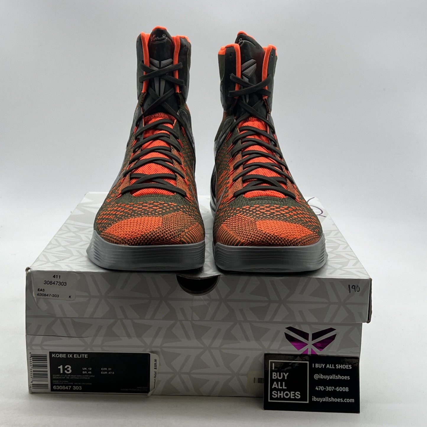 Size 13 - Nike Kobe 9 Elite Strategy (630847-303)