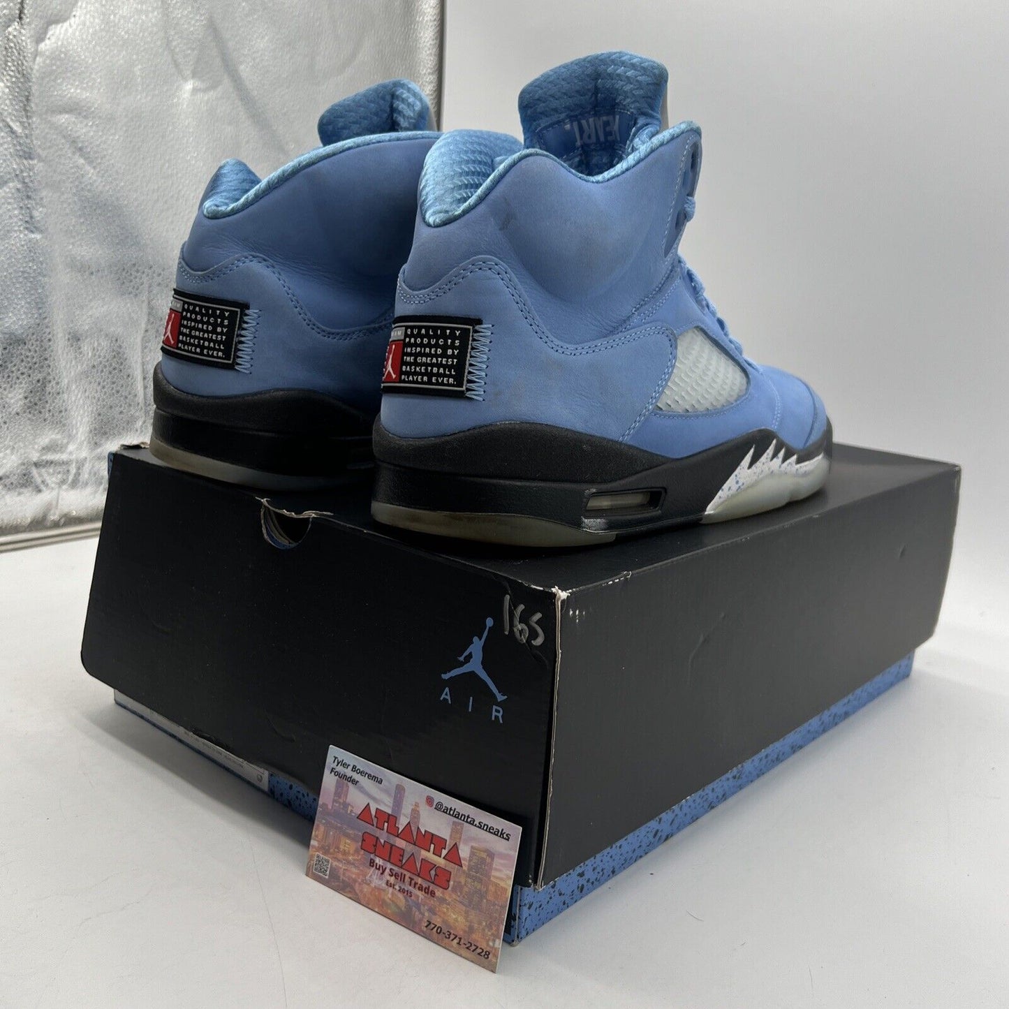 Size 11.5 - Jordan 5 Retro SE Mid UNC Black Grey Suede Blue (DV1310-401)