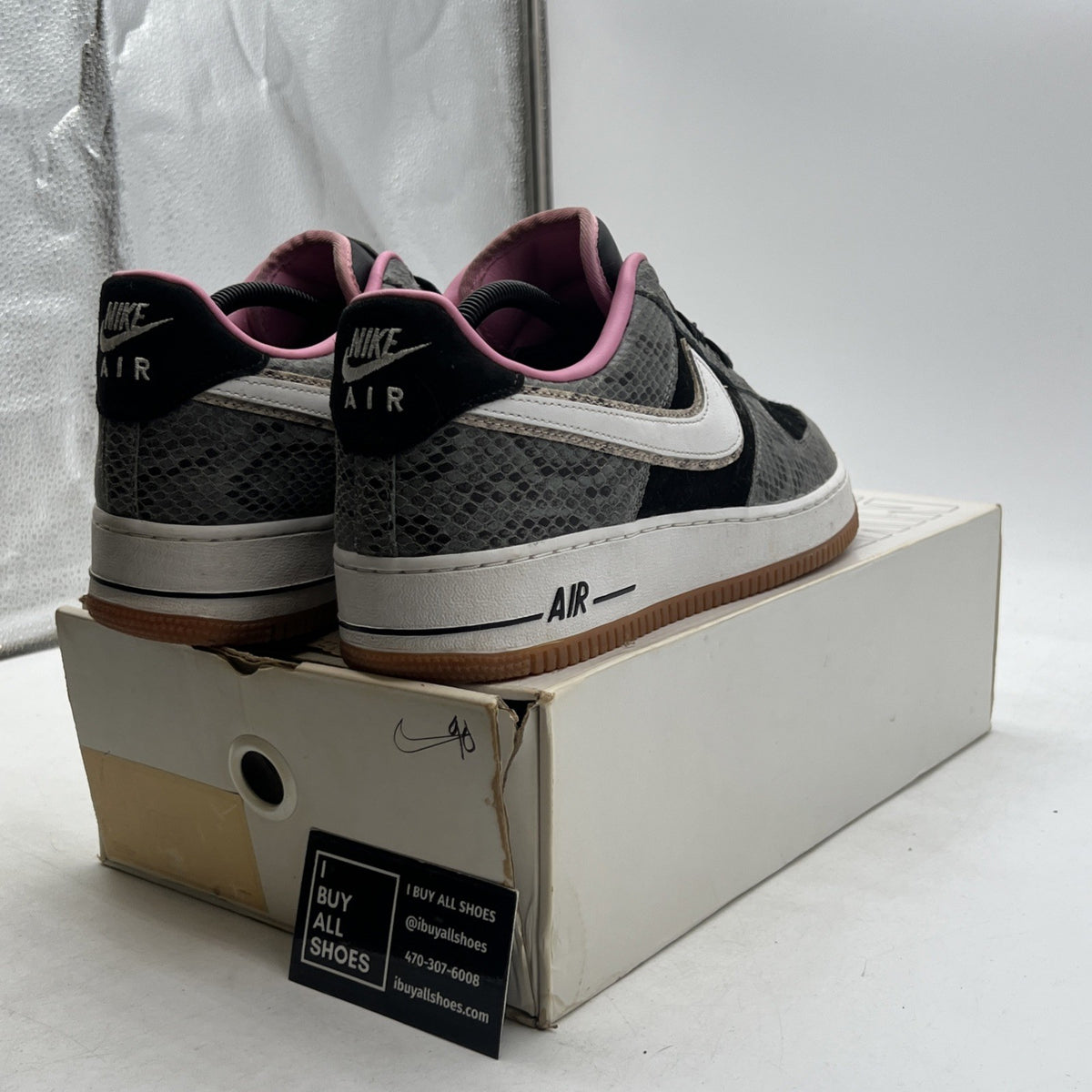Size 10 - Nike ID Nike By You Custom Air Force 1 Low Summer Snake (CT3761-991)