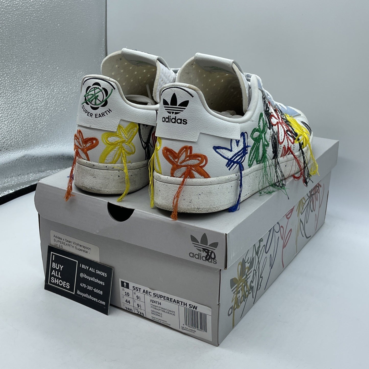 Size 10 - adidas Sean Wotherspoon x Superstar Super Earth Leather (FZ4724)