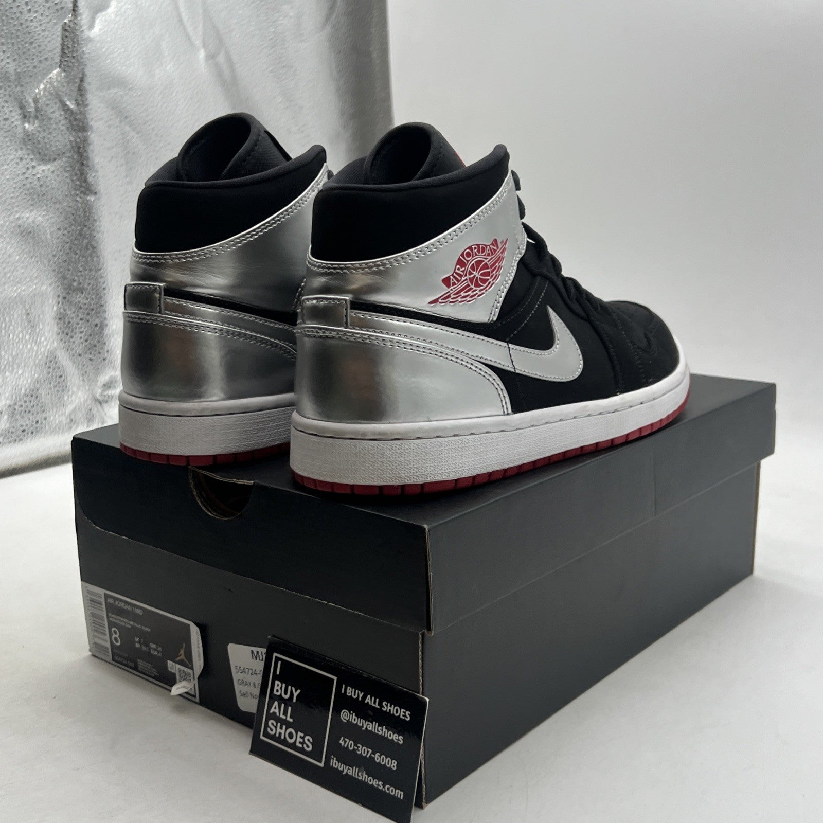 Size 8 - Air Jordan 1 Mid Johnny Kilroy (554724-057)