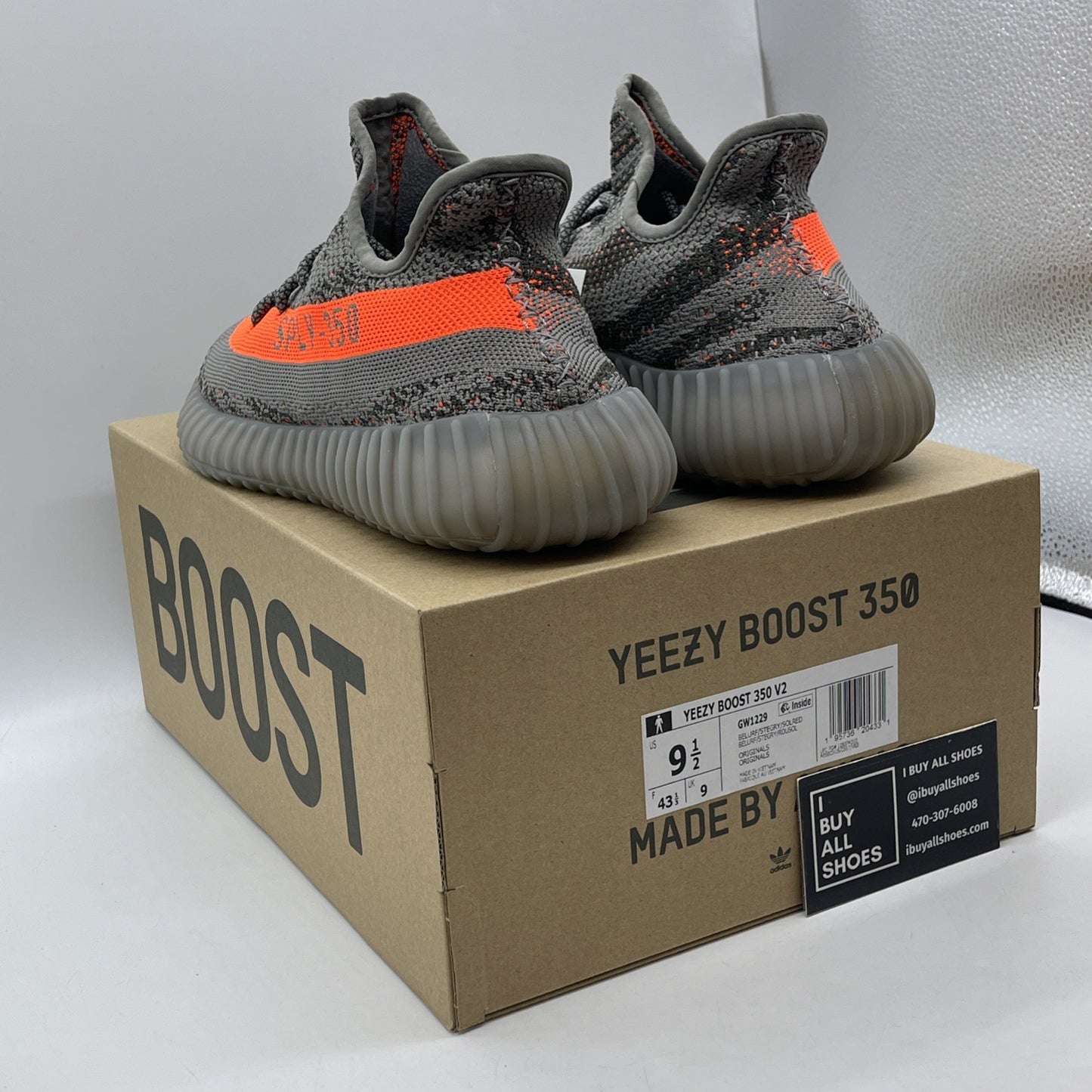 Size 9.5 - adidas Yeezy Boost 350 V2 Low Beluga Reflective Suede (GW1229)