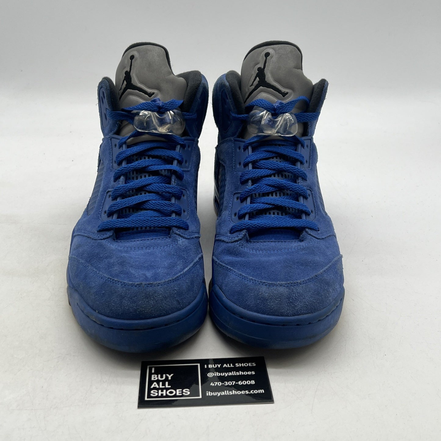 Size 12 - Air Jordan 5 Retro Blue Suede (136027-401)