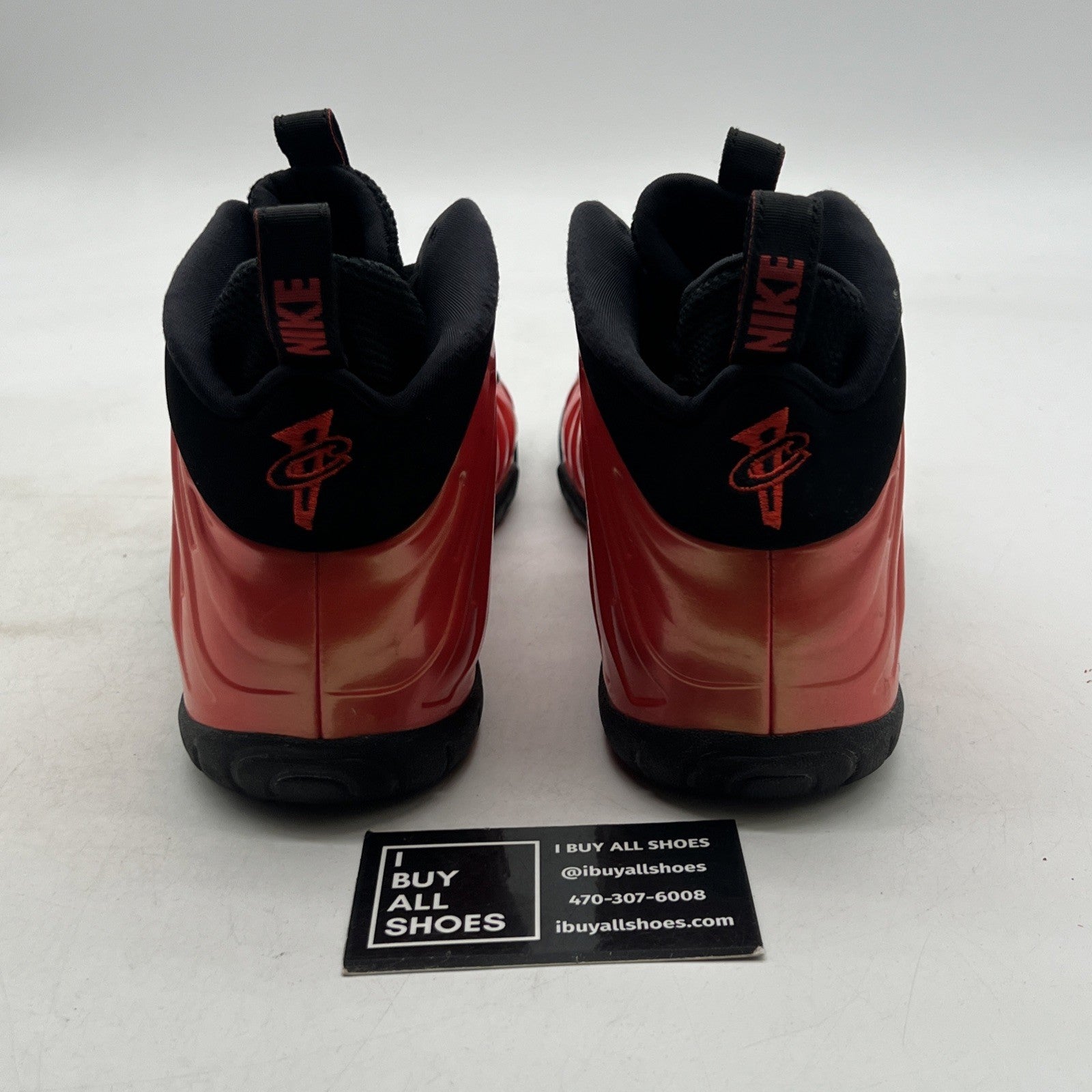 Size 6.5Y - NIKE LITTLE POSITE ONE (GS) "HABANERO RED" (644791-603)