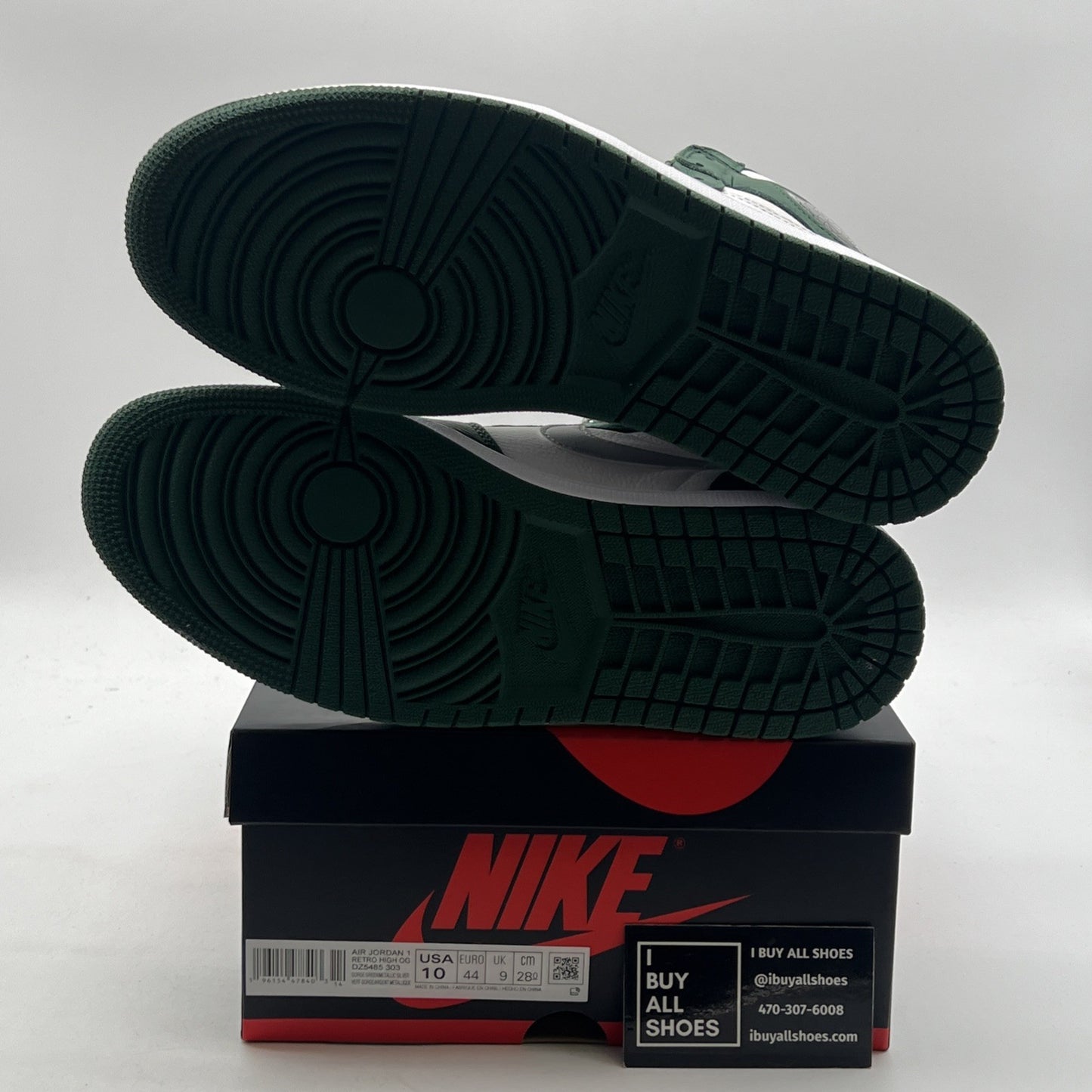Size 10 - Air Jordan 1 Retro OG High Gorge Green (DZ5485-303)