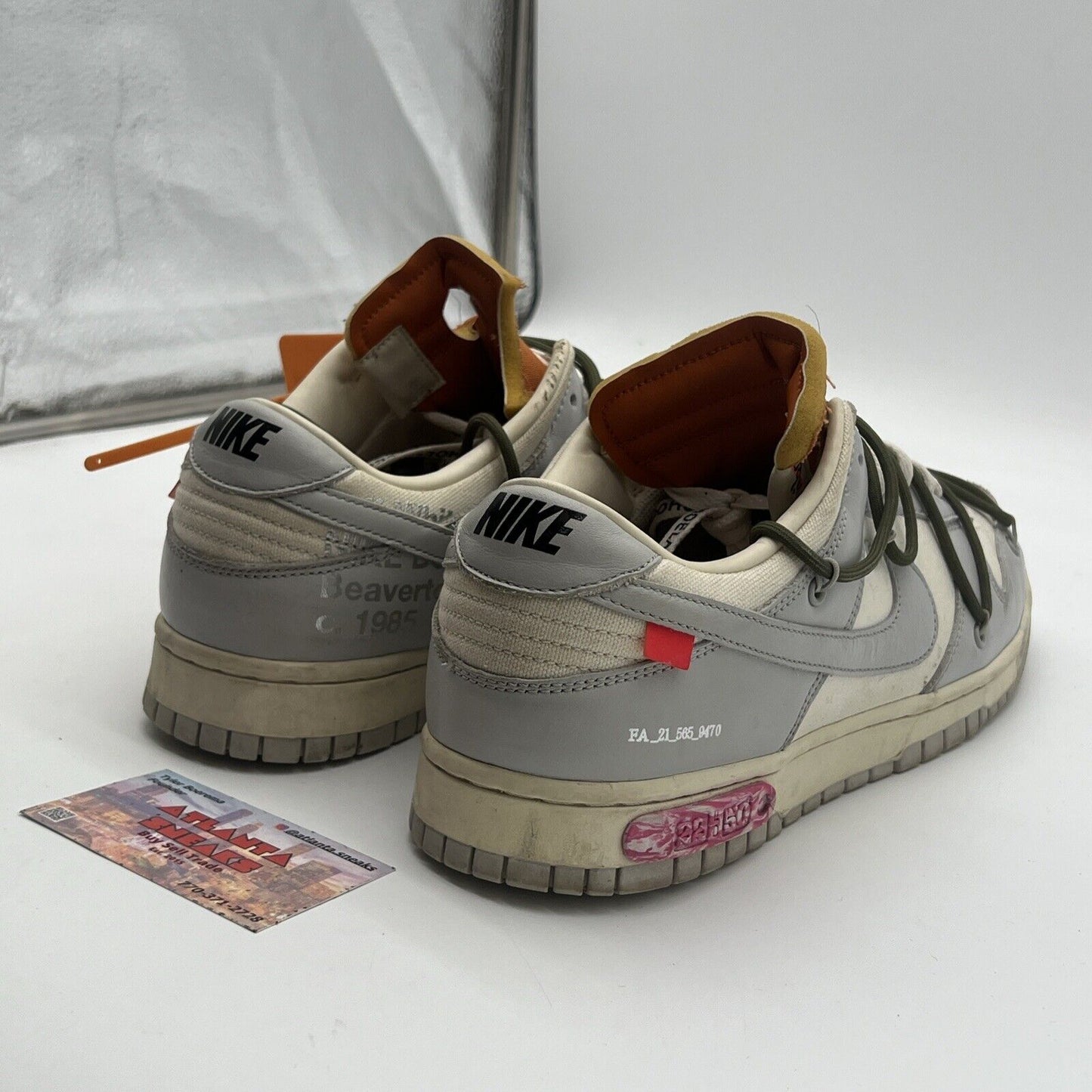 Size 11.5 - Nike Off-White x Dunk Low Lot 22 of 50 (DM1602-124)