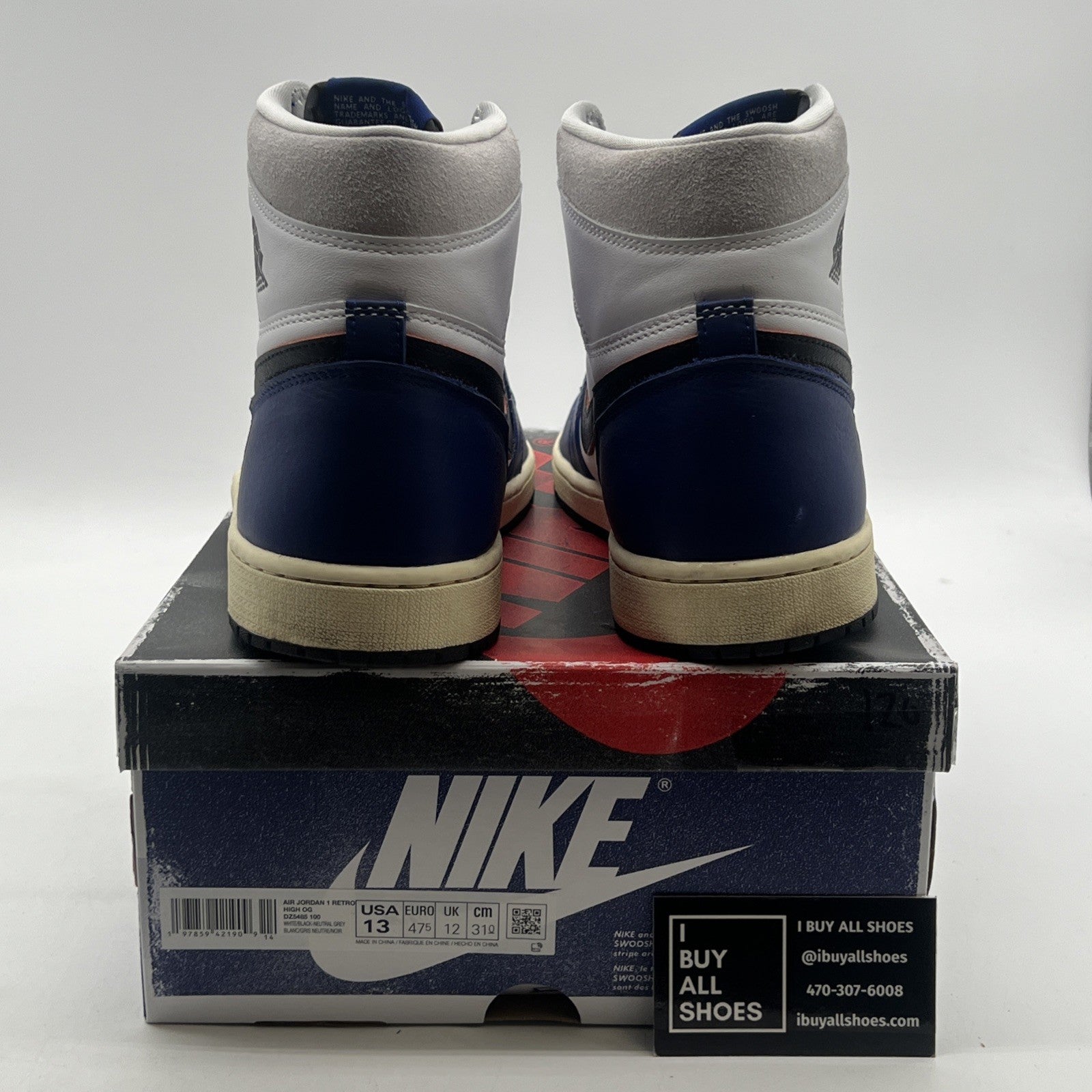 Size 13 - Air Jordan 1 Retro OG High Rare Air - Deep Royal Blue (DZ5485-100)