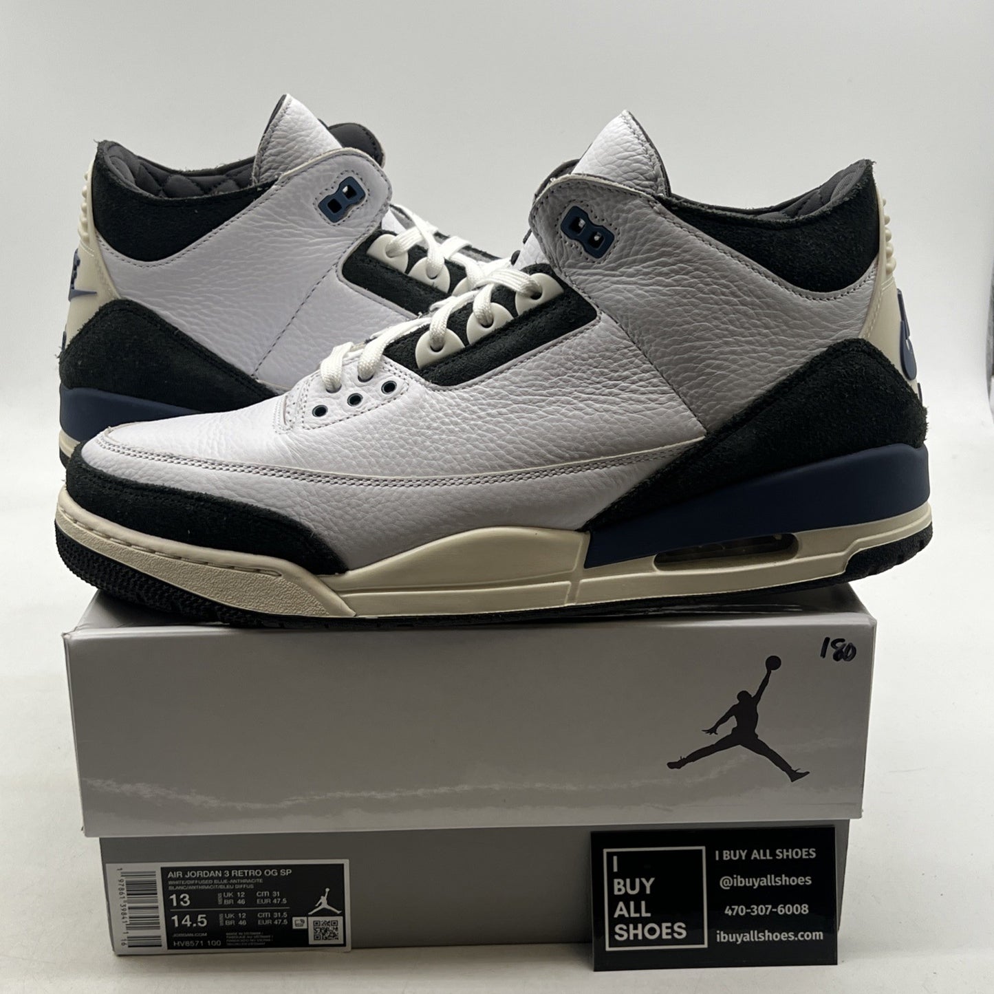 Size 13 - A Ma Maniére x Air Jordan 3 Retro OG SP For The Love (HV8571-100)