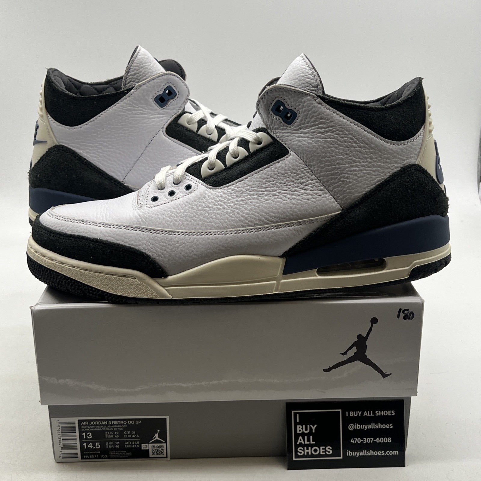 Size 13 - A Ma Maniére x Air Jordan 3 Retro OG SP For The Love (HV8571-100)