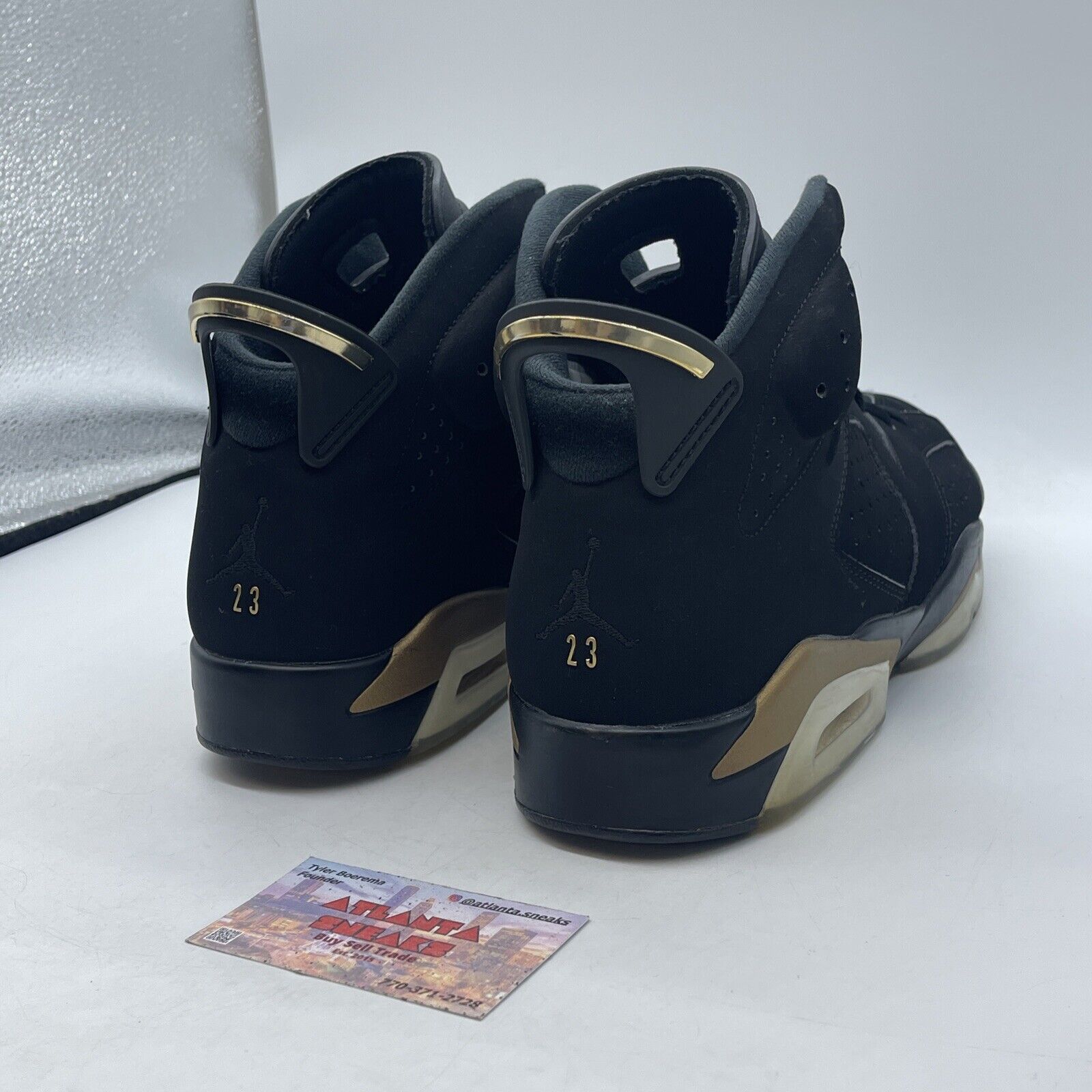 Size 11.5 - Jordan 6 Retro Defining Moments Black Sude Black (CT4954-007)